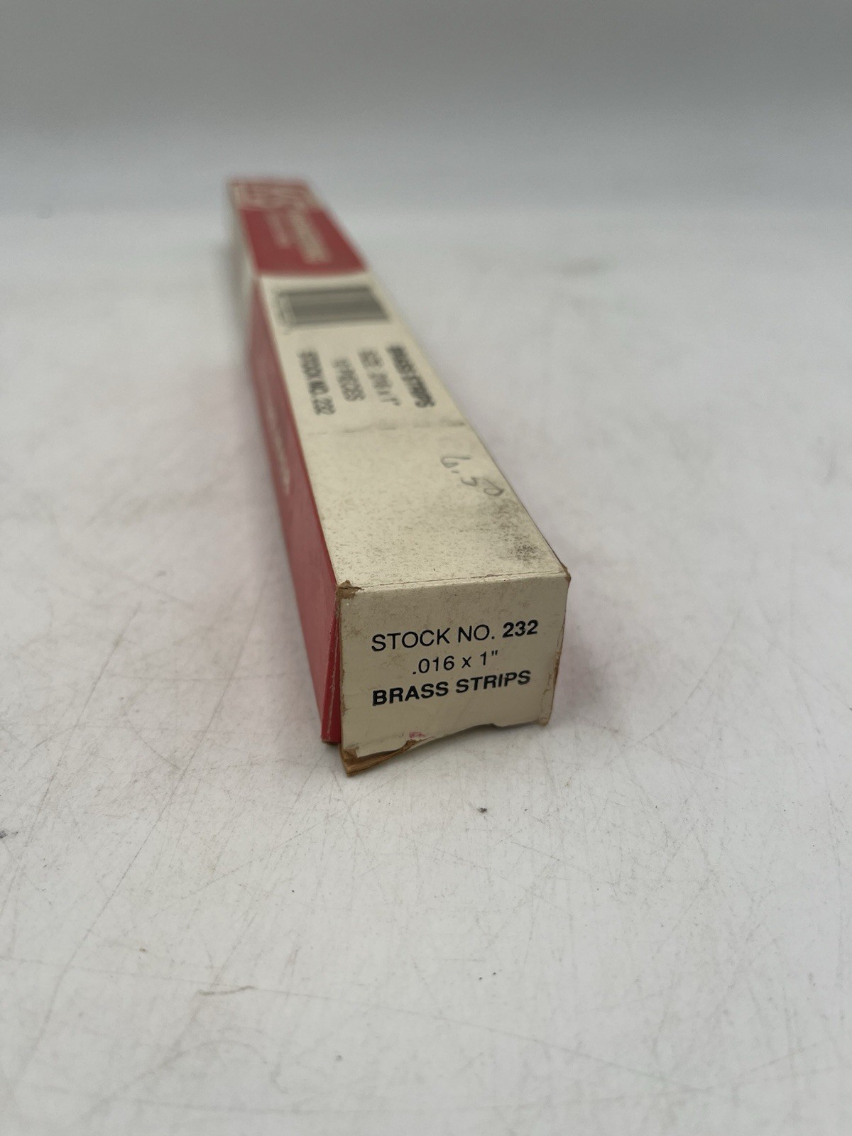 K&S Engineering Solid brass Rod Lot 232 .016 x 1 Brass Strips