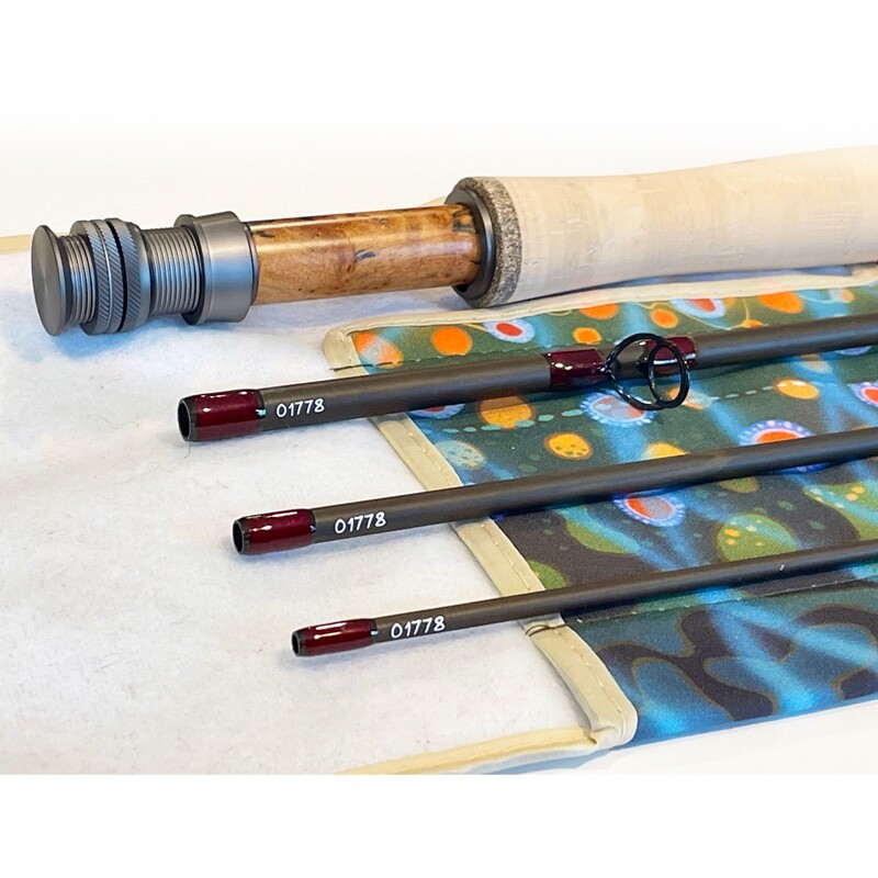 Two-Hearted 5wt. 9′ Fly Rod w/ Carbon Fiber Tube