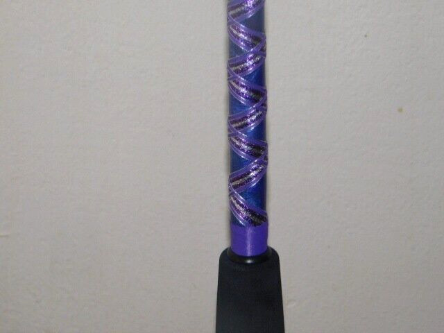 CUSTOM SPINNING ROD 7 FT 20-40 LB PURPLE PEARL MARBLE NEW