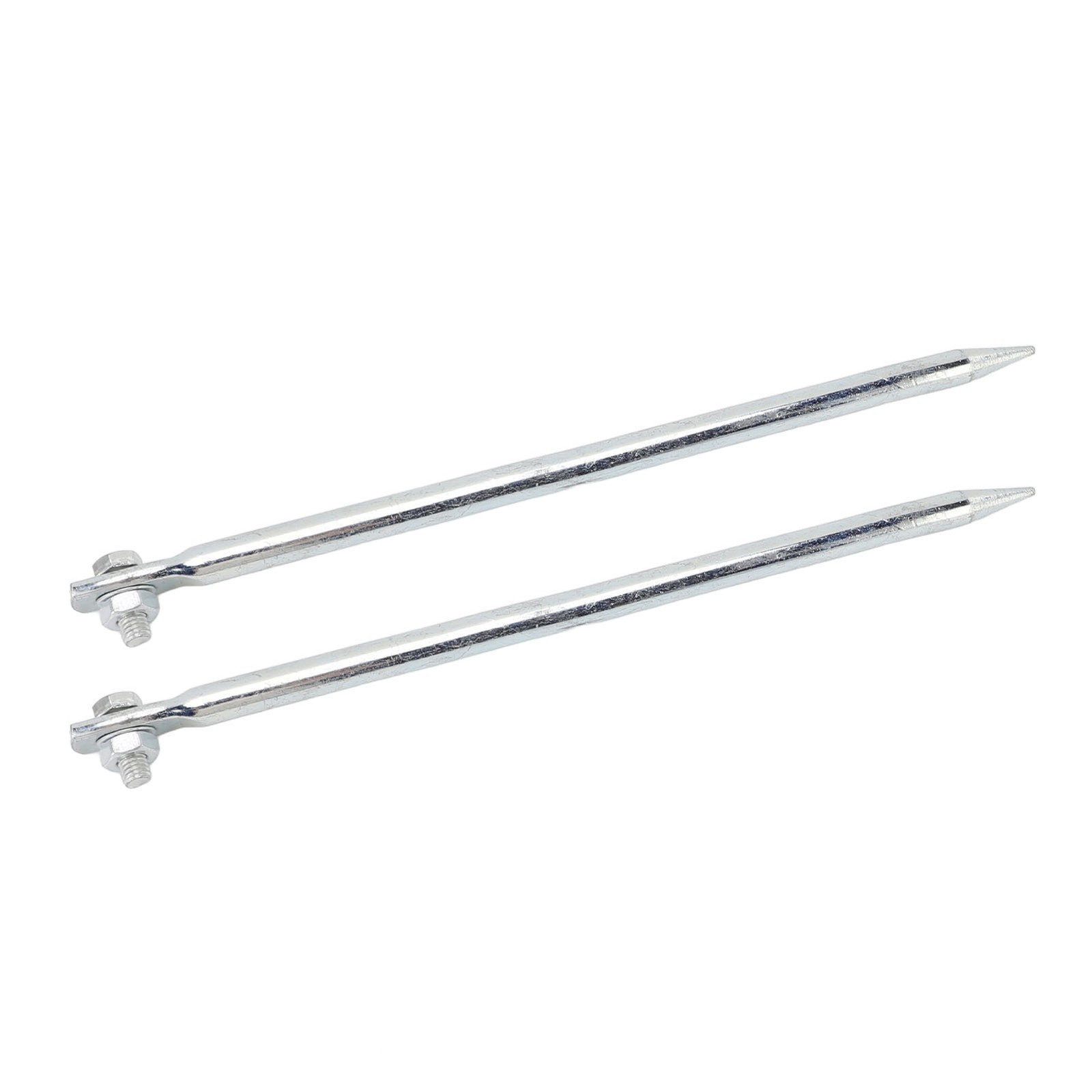 2 Pcs Ground Rods Heavy-Duty For Effective Grounding In Fences Easy To Use