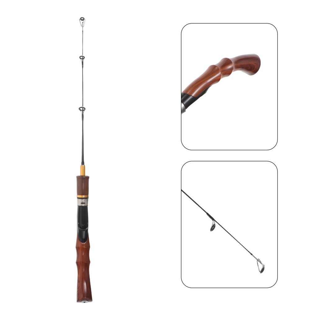 Winter Outdoor Fishing Rod Backpacking Pole Ice Supplies Handles