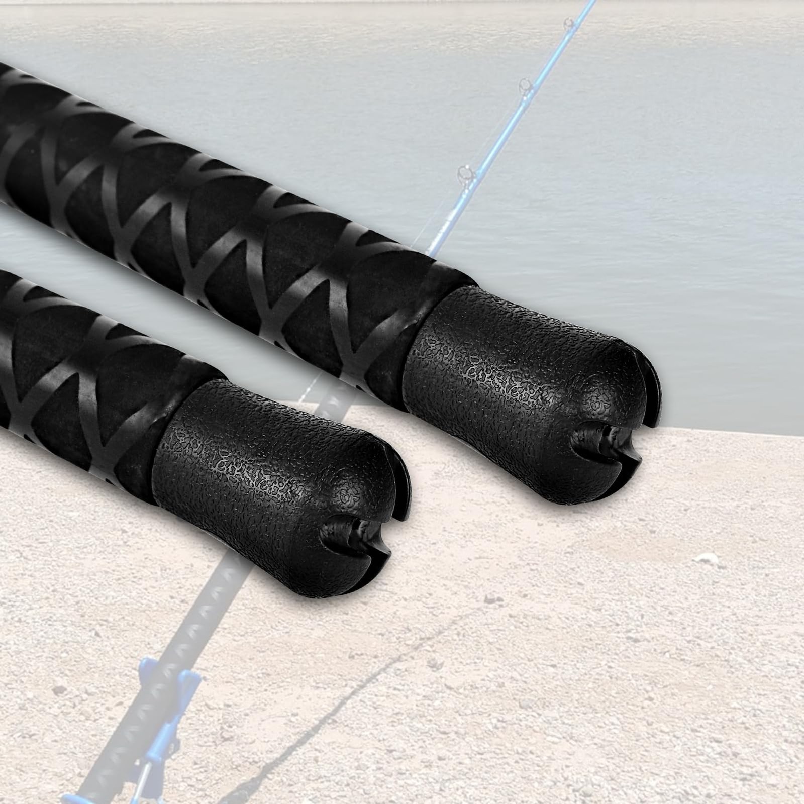 Fiblink Catfish Fishing Rod 1 Piece/2 Piece Catfishing Fishing Pole Portable Tra