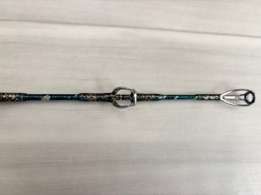 Tsuyoshi Magic Bite SR16 Fishing Rod Blue-Green Used, Light Wear