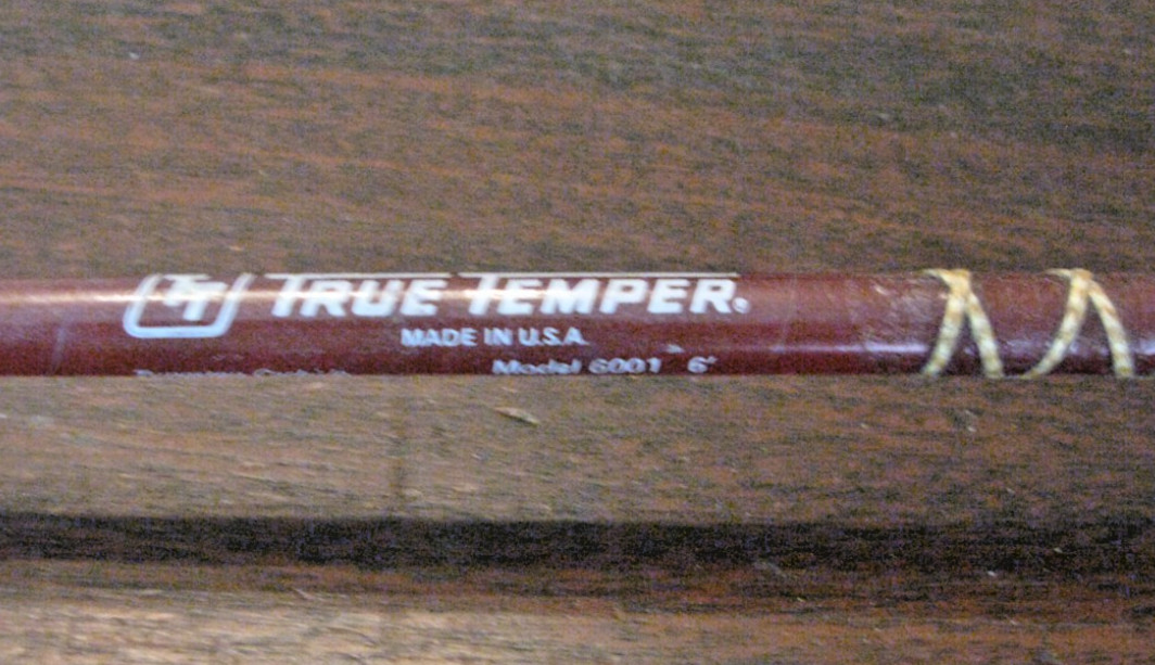 True Temper 6’0″ Casting Rod Model 6001, 1 Piece, 12-25Lb, Pistol Grip – VGUC