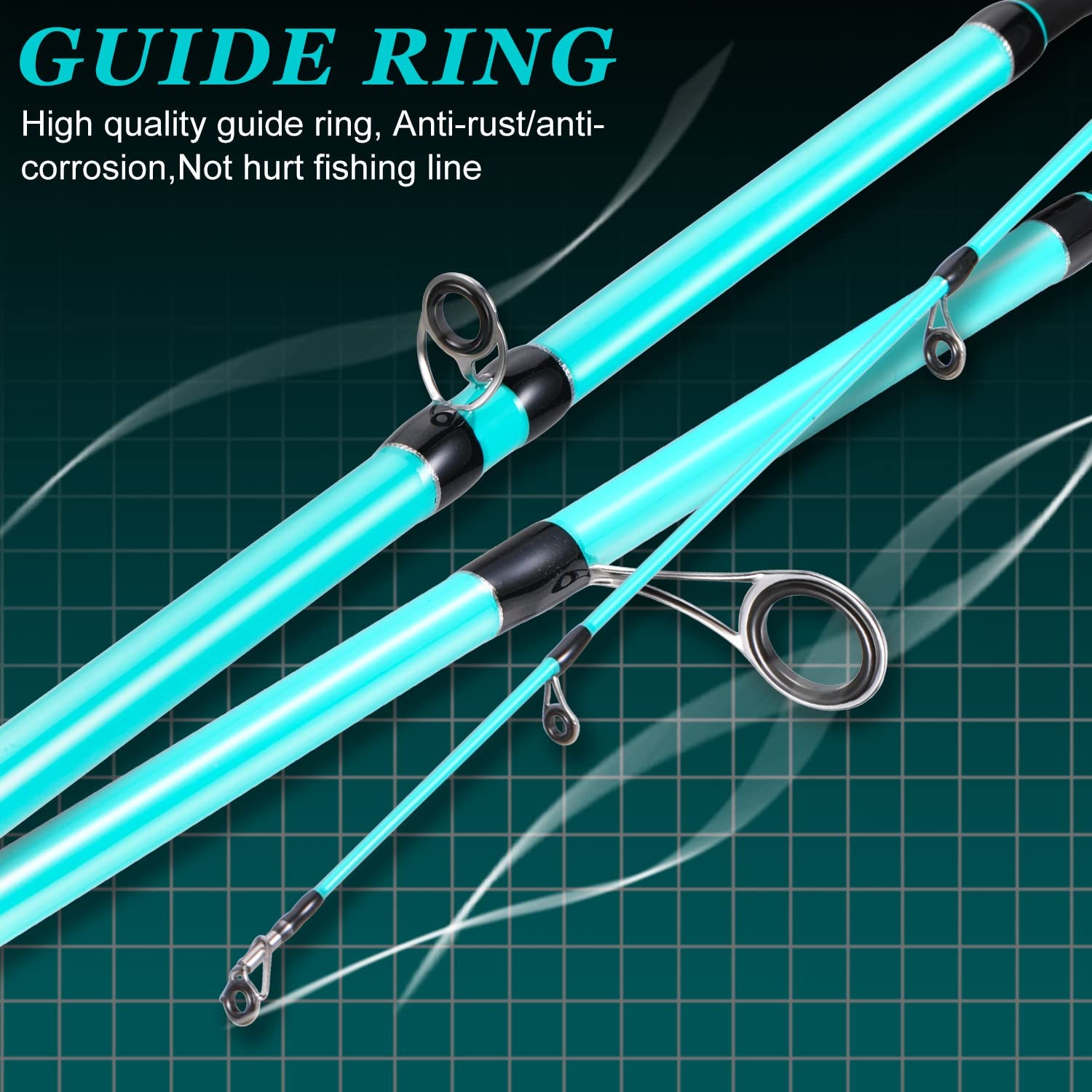 Sougayilang SK Inshore Saltwater Fishing Rod Spinning Casting AAA Cork IM7 Toray