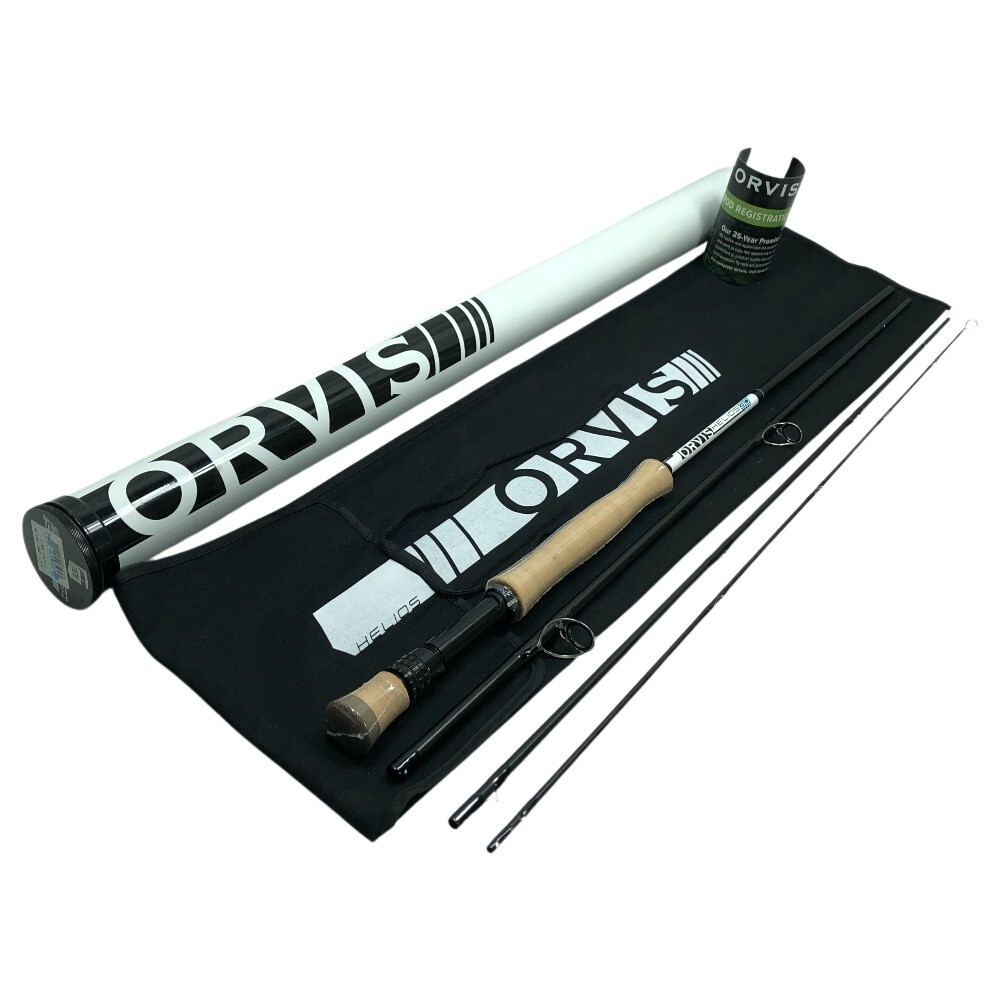 ORVIS Helios 3D Distance 908-4 Fly Rod 9ft0in 8 4pc with Rod Bag and Case