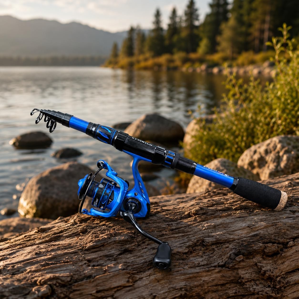 TORVEX Telescopic Fishing Rod, 24-Ton Carbon Fiber Travel Rod, Portable Spinn…