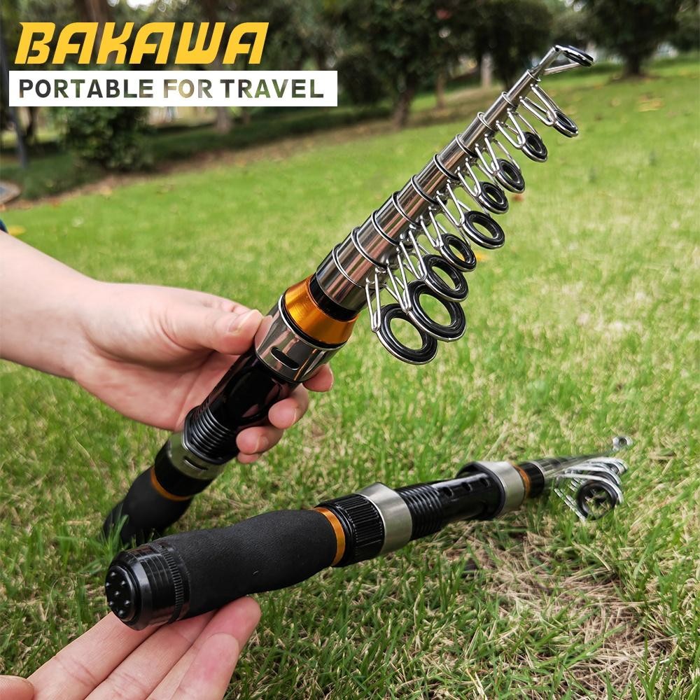 JOSBY Telescopic Fishing Rod 1.5M 2.1M 2.3M Carbon Fiber Portable Travel Fishing