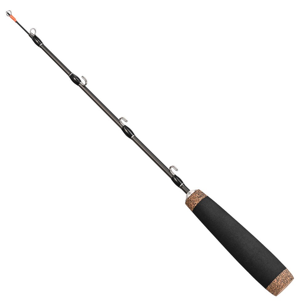 Compact 50cm Ice Fishing Rod Carbon With Telescopic Sections And Line Buckle