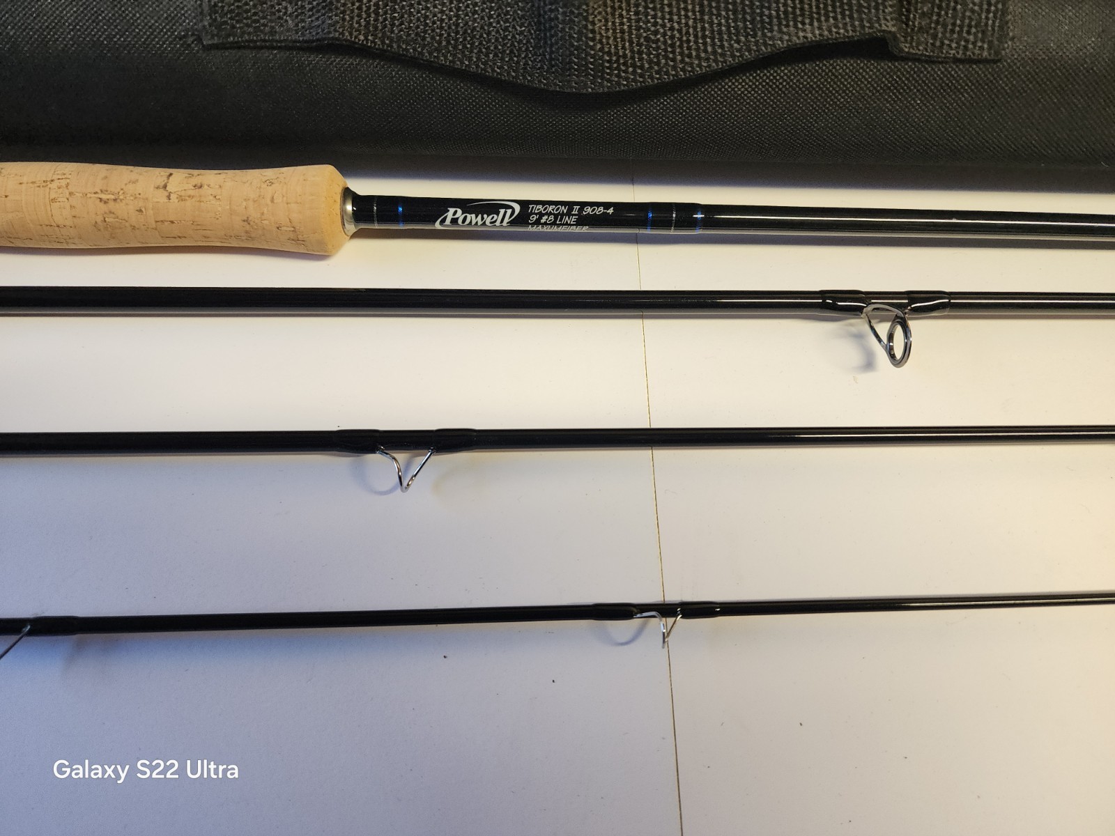 Powell Tiboron Flyrod 909-4 Excellent Condition – Used once!