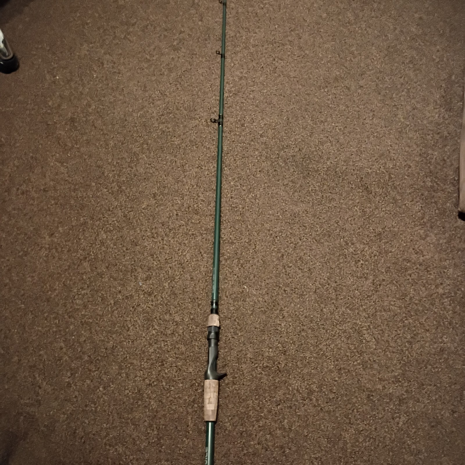 TOURNAMENT CHOICE Classic Edition 6′ 6″ Casting Rod – Green – Vintage