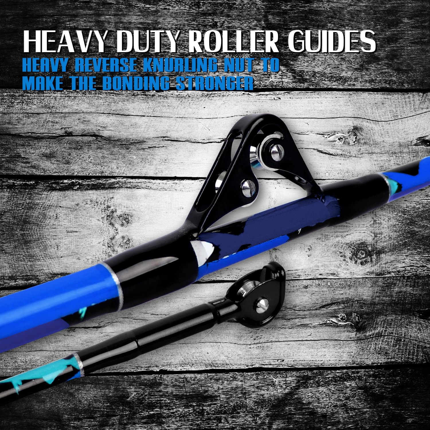 Saltwater Fishing Rod 1Piece/2Piece Offshore Trolling Rod Big Game Deep Sea Rod