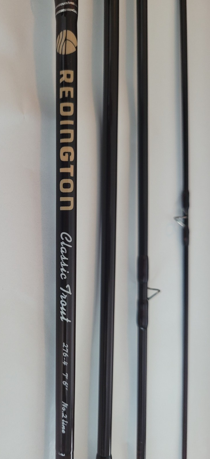 REDINGTON Classic Trout Fly Rod w/Tube, 4PC 2WT, 7’6″ — Excellent Condition