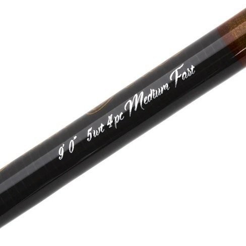 Kistler Bakk Series Fly Fishing Rod | 4 Piece 9′-0″ | 5-WT Med-Fast