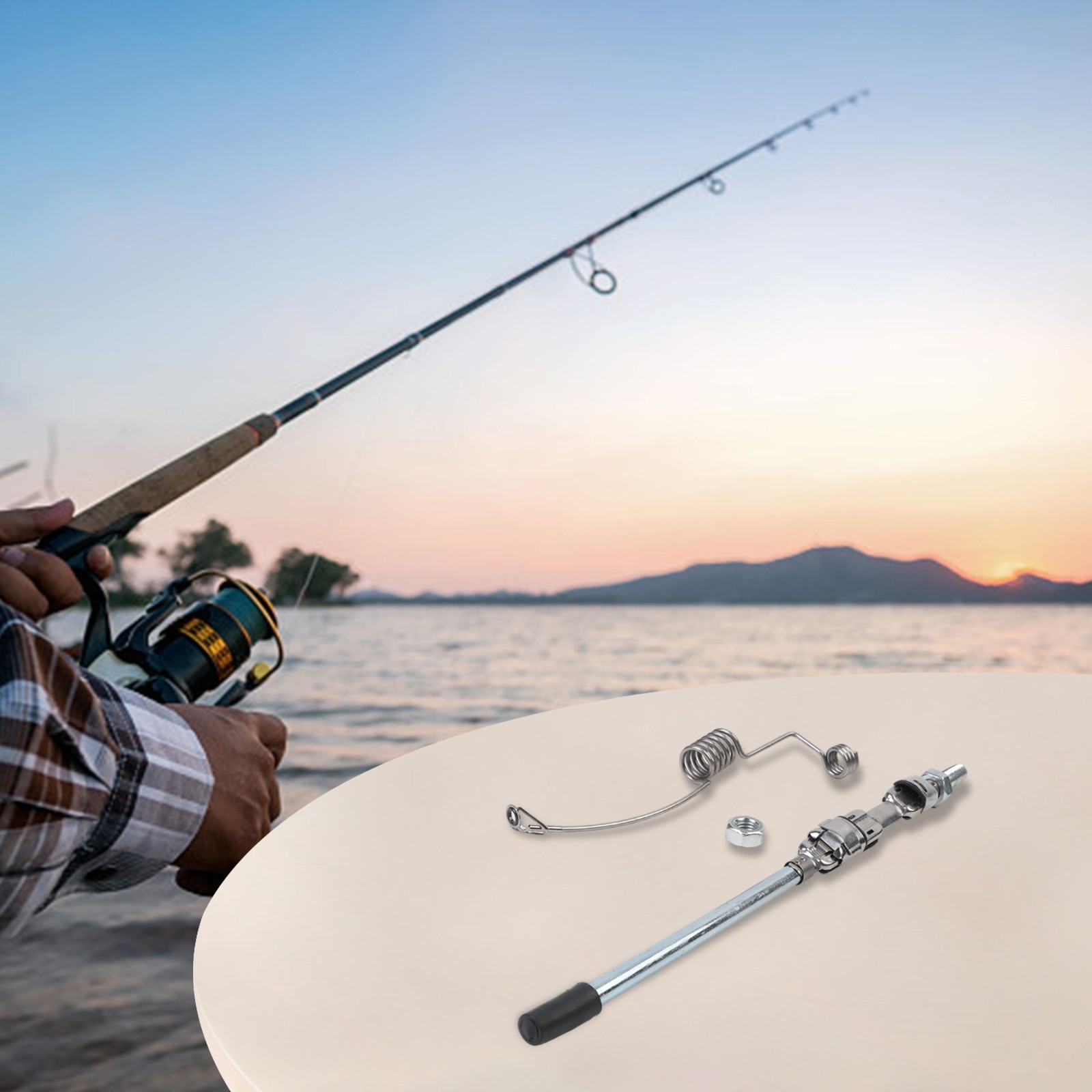 Reliable Spring Fishing Set with 32CM Metal Rod Suitable for Sea Fishing