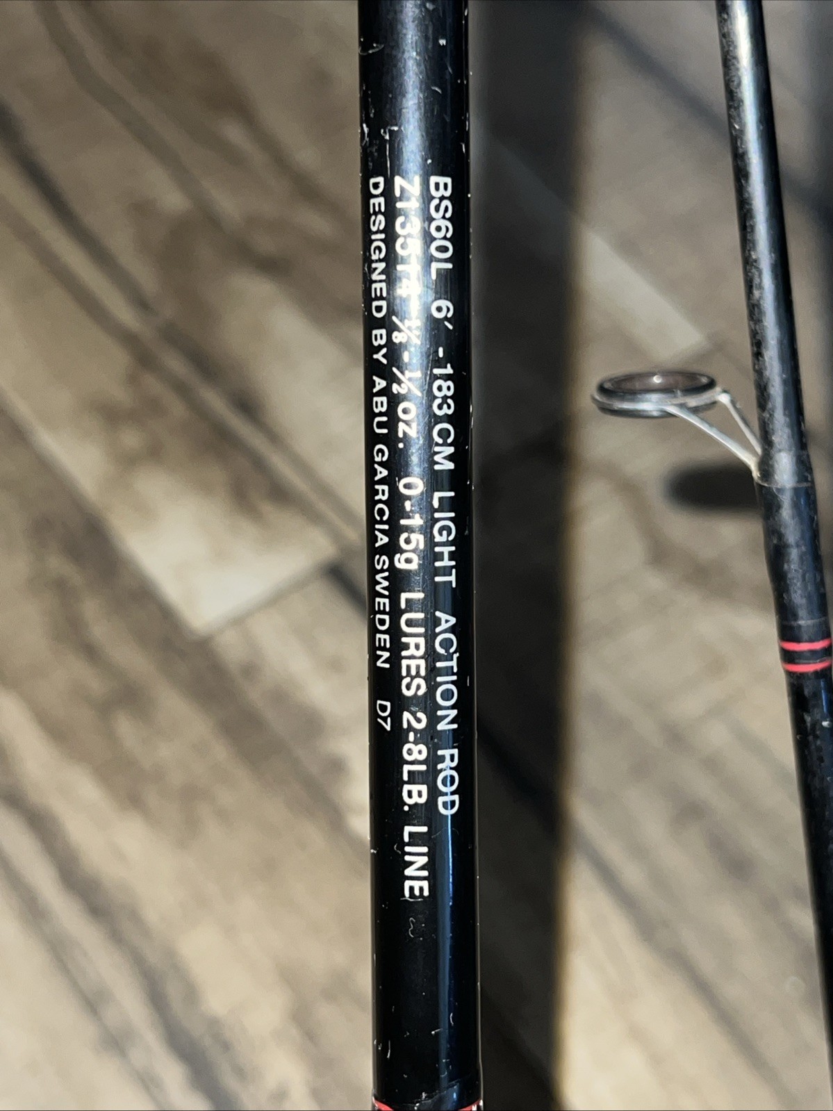 VTG Abu Garcia 400 Balanced 6’ Light Action BS60L Spin Fishing Rod 2-Piece READ!