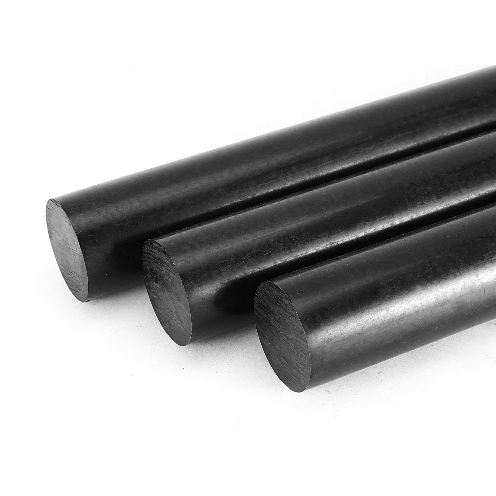 Acetal Copolymer Round Rods 3 Pack 1.57×12 Inch Plastic Non Marring Fixture
