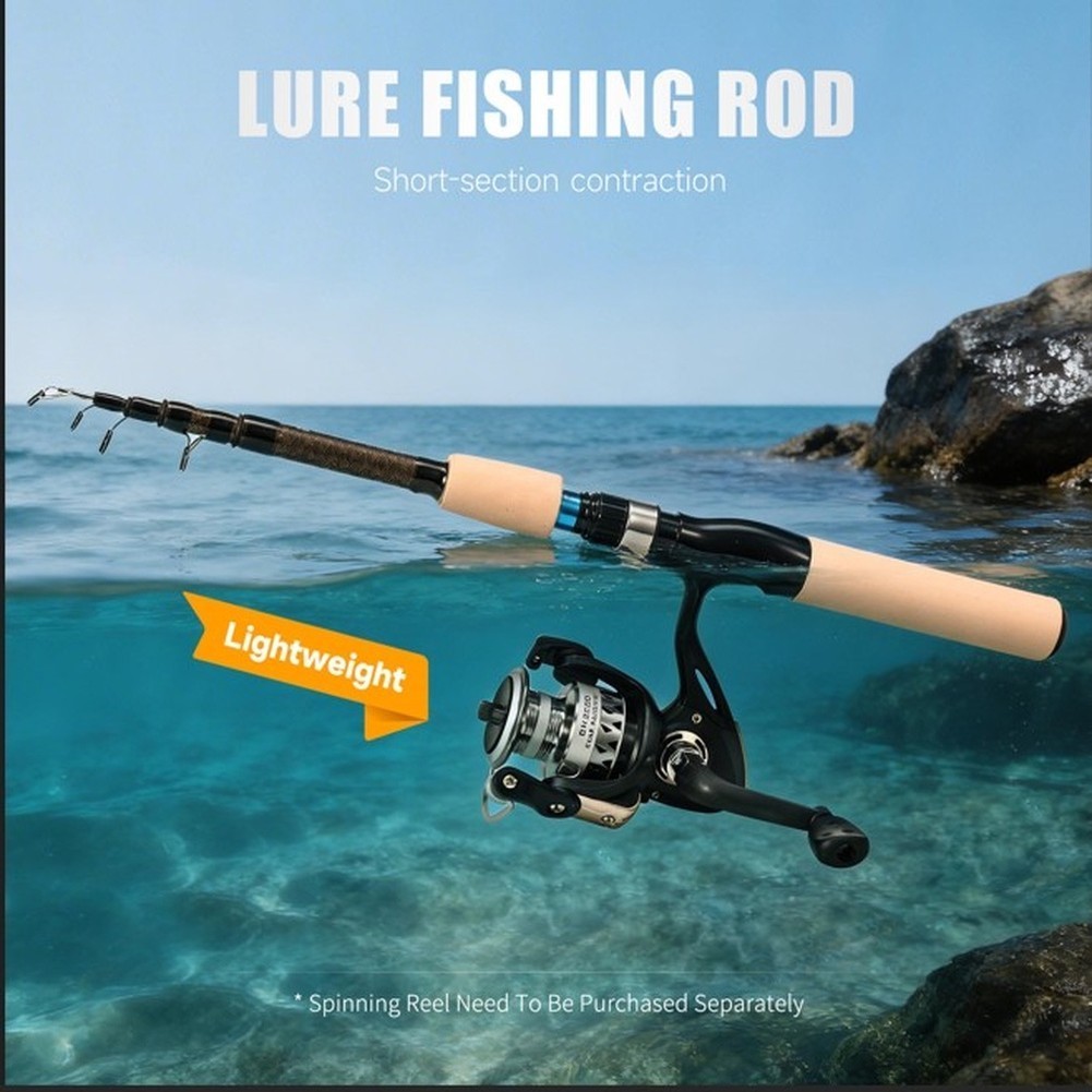 Lightweight Carbon Raft Fishing Rod Short Section Design 67g to 140g Weight