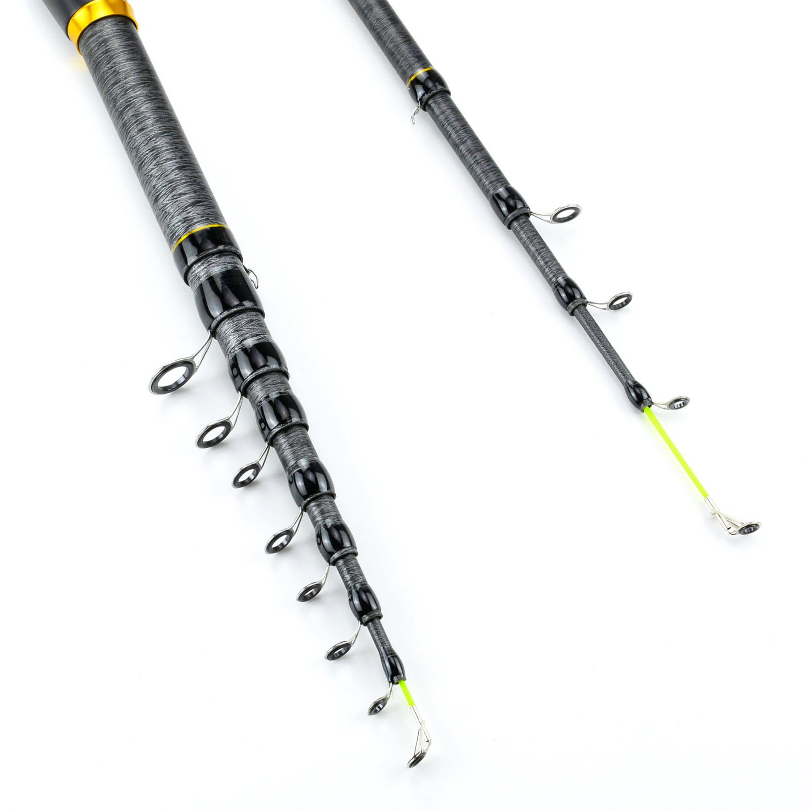 Heavy Duty Telescopic Fishing Rod Pole Sea Saltwater Freshwater 1.8m-3.6m