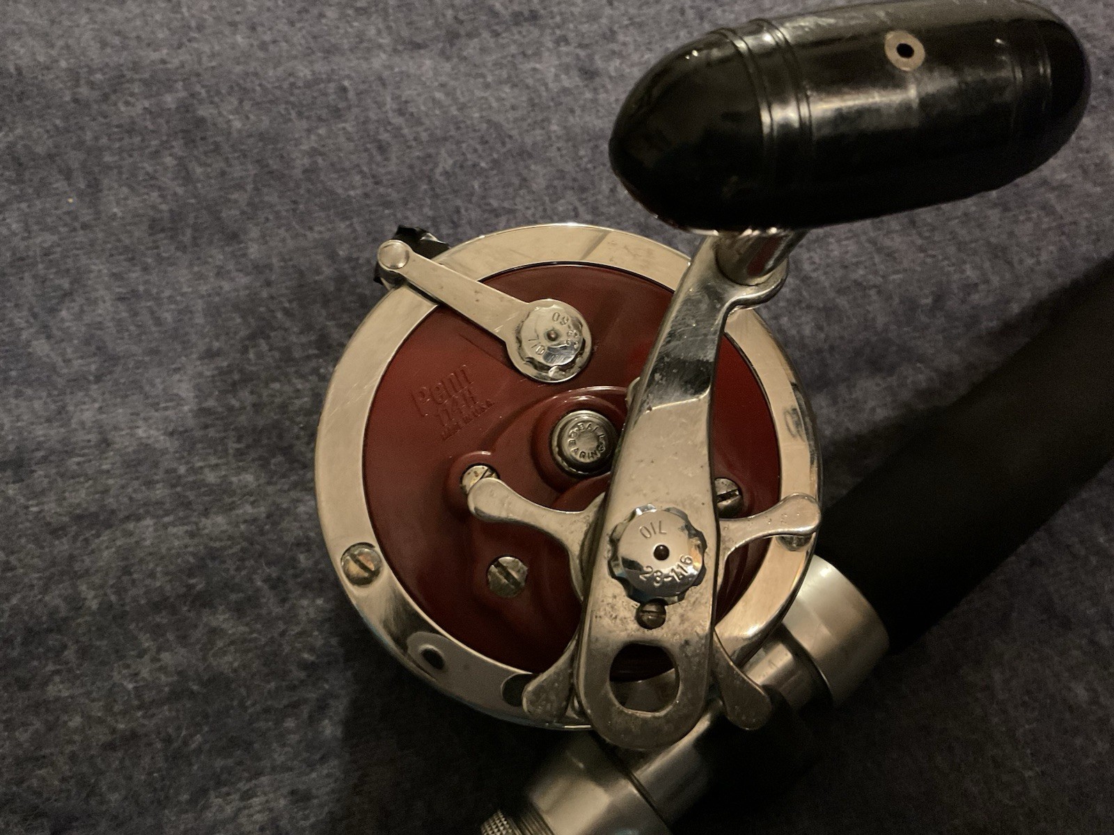 Custom Tournament Rod By “Lott Bros” Pro Anglers 3’ 5” W/ Penn Senator 114H1