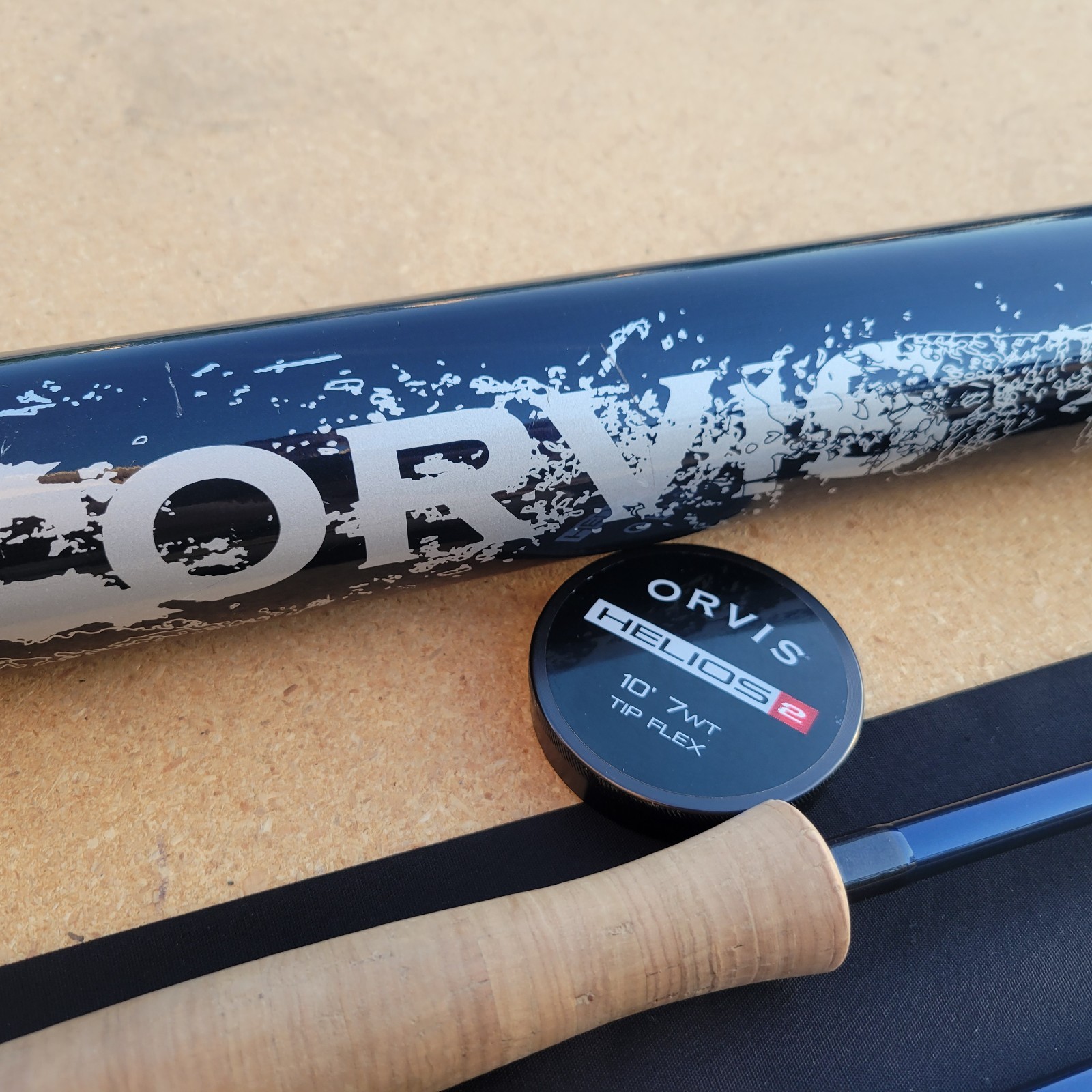 Orvis Helios 2 (H2) 10′ 7wt Tip Flex Steelhead and Salmon Fly Fishing Rod w Tube