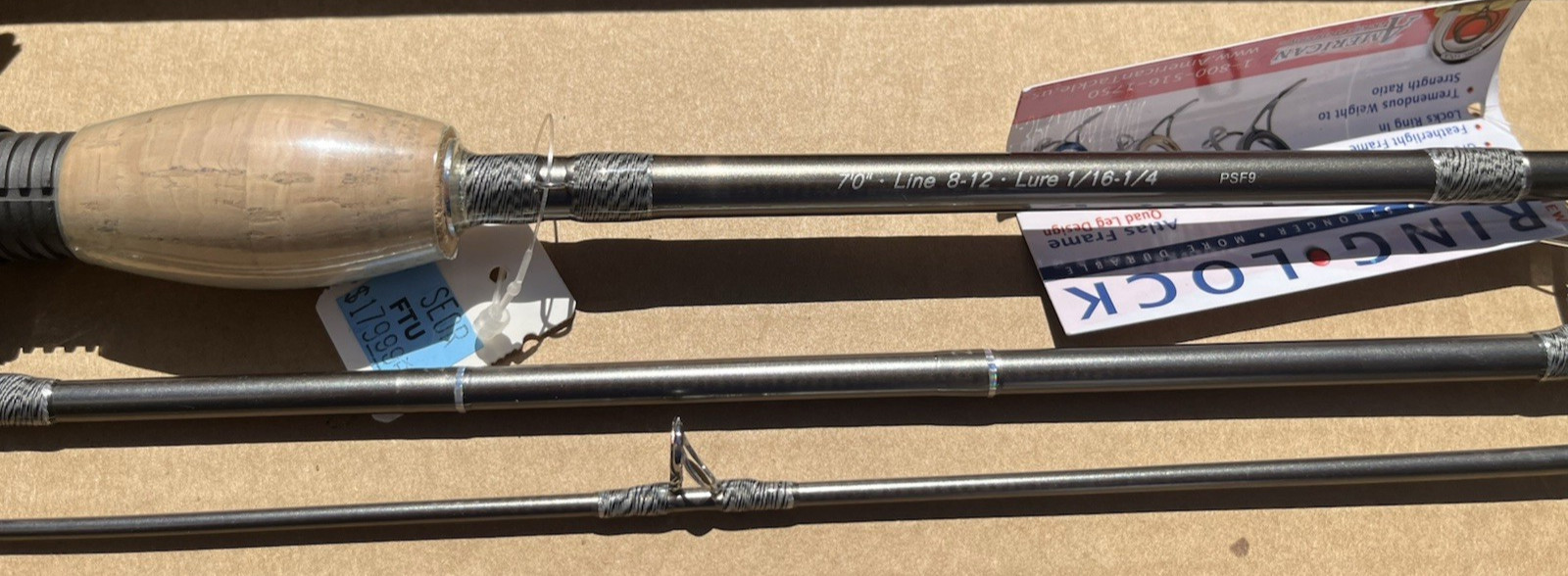 IM8 Pro Series PL2-70AC-3PC. Med Light 7′ Line 8-12 wt. 1/16-1/4 Lure wt. Cast