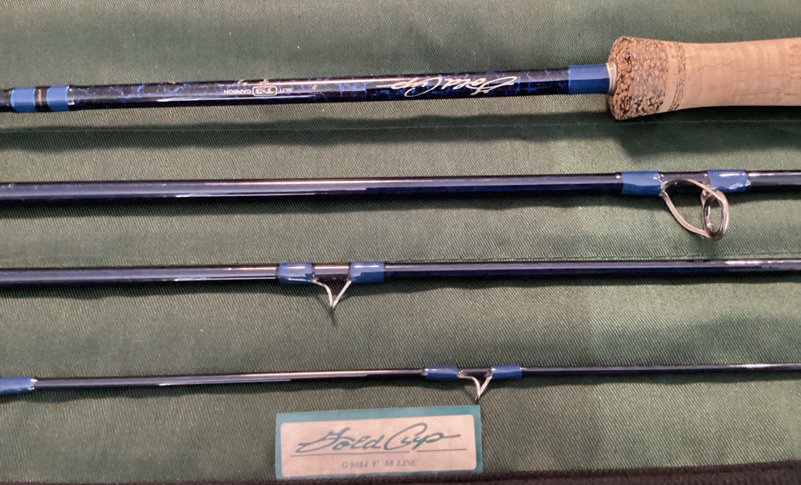 Gold Cup G9084 Fly Fishing Rod 9ft 8wt 4pc with Sock & Tube