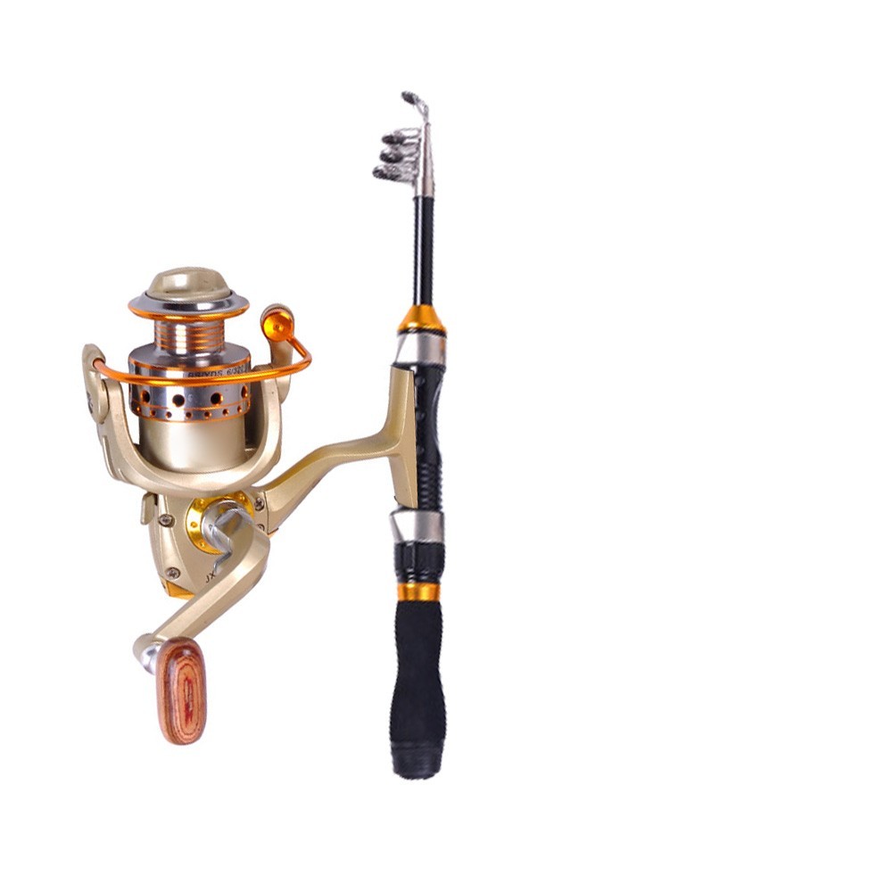 Carbon Telescopic Rod and Reel For Combo Lightweight for Fishing Trips