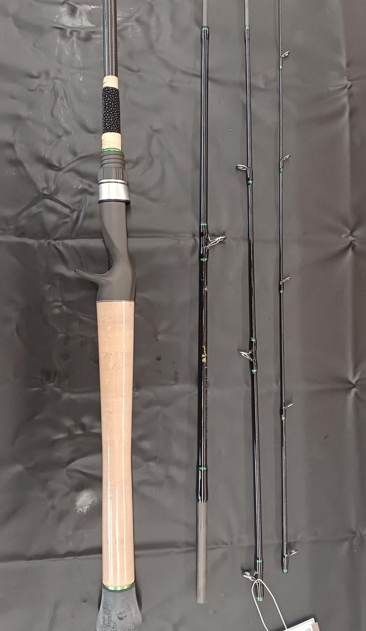Orca Hummingbird Beak Bass Rod 6ft, 4-piece, 2.5-14g, Freshwater Fishing