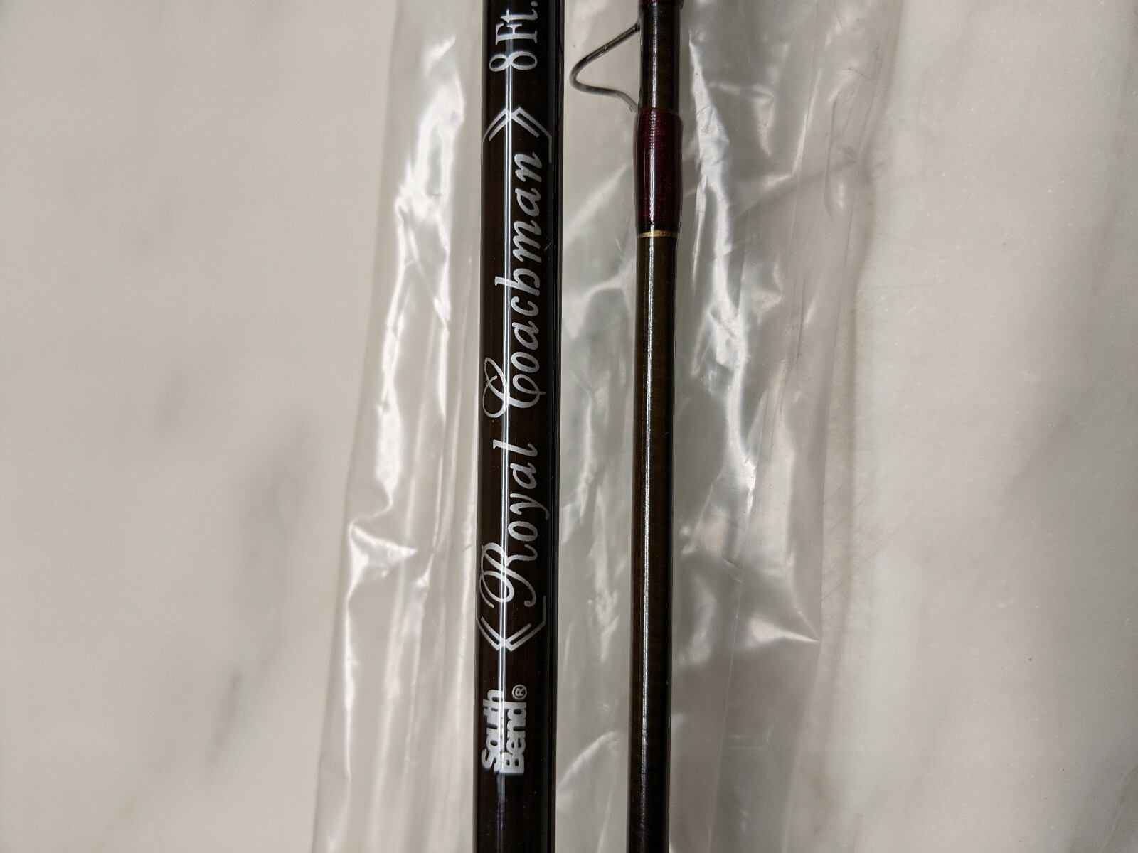 2 New South Bend top of the line Royal Coachman Fly Rods 8ft both new 5-6 weight