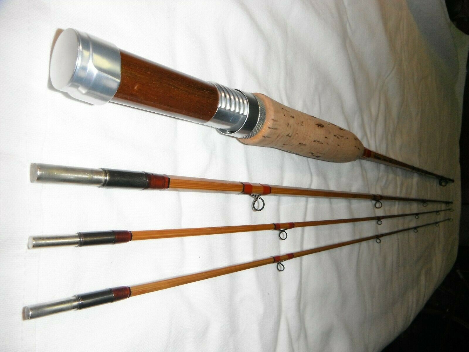 Fly Rod bamboo reproduction Dickerson 761510 7’6” linea 4#5 .(2TIP)