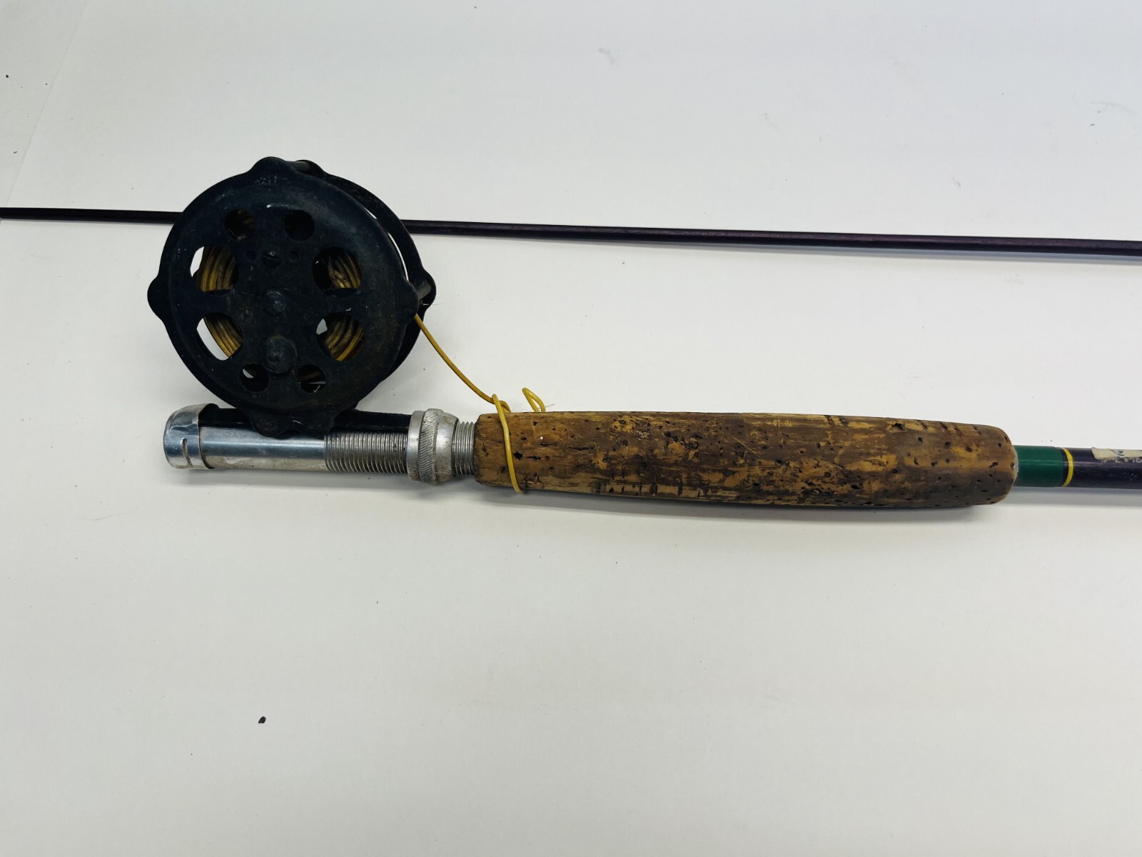 VTG St Croix Chippewa 8 Foot Rod &Reel Fly Fishing Pole Fiberglass – Cork Handle