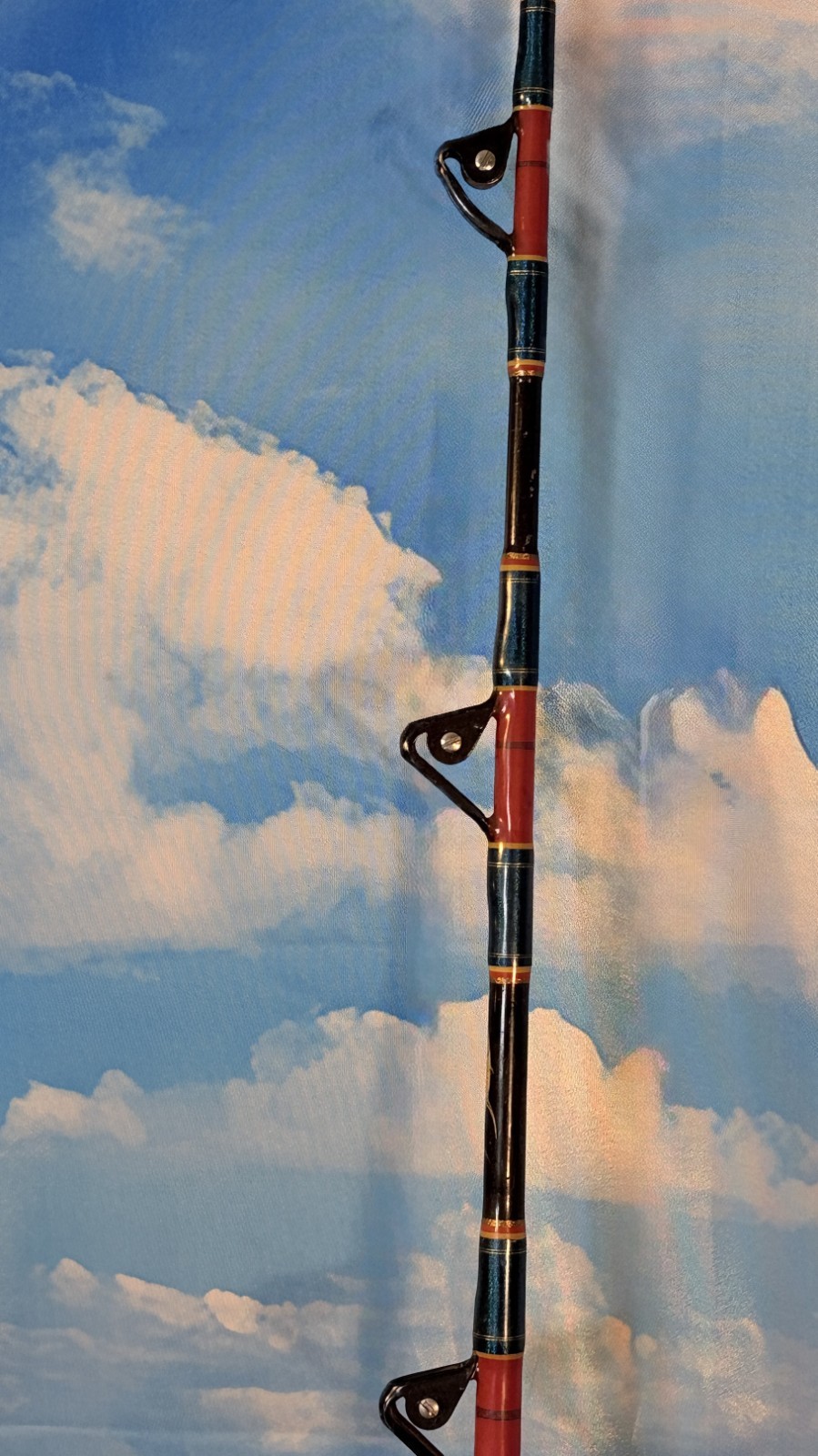 CALSTAR 655XXH Custom Longfin 50-120lb Saltwater Rod AFTCO Roller Guides 68″