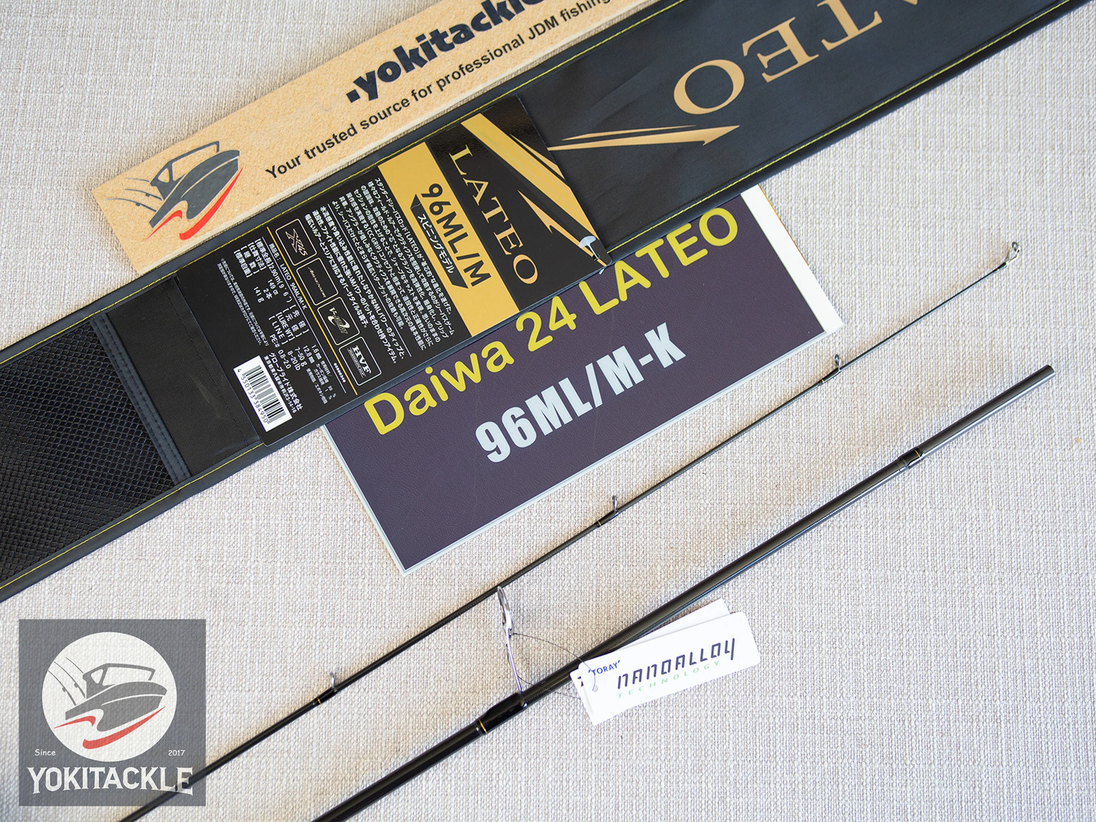 Daiwa 24 LATEO 96ML/M-K Spinning Rod FREE SHIPPING from Japan