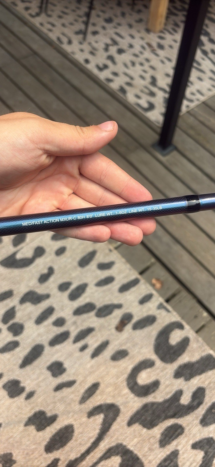 M1 phynix rod 8 foot heavy