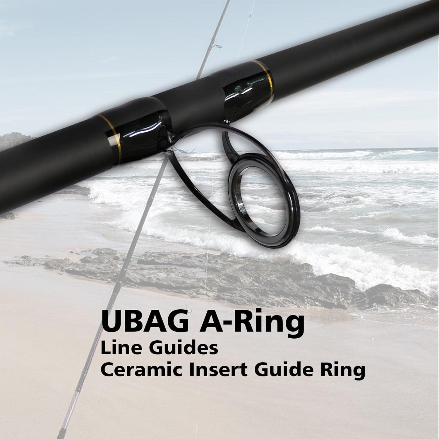 Saltwater Surf Rod 2PC/3PC Portable Travel Spinning Fishing Pole 9’/10’/12’/13′
