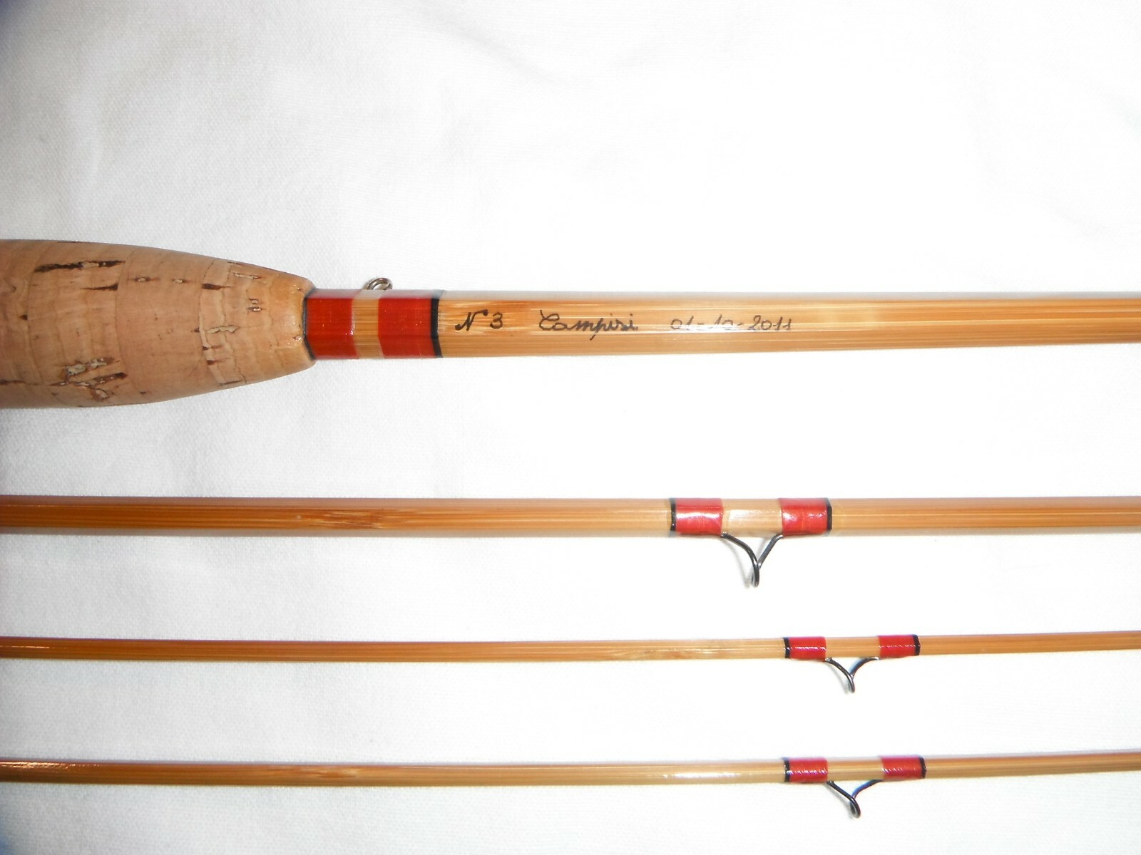 Fly Rod bamboo reproduction Dickerson 761510 7’6” linea 4#5 .(2TIP)