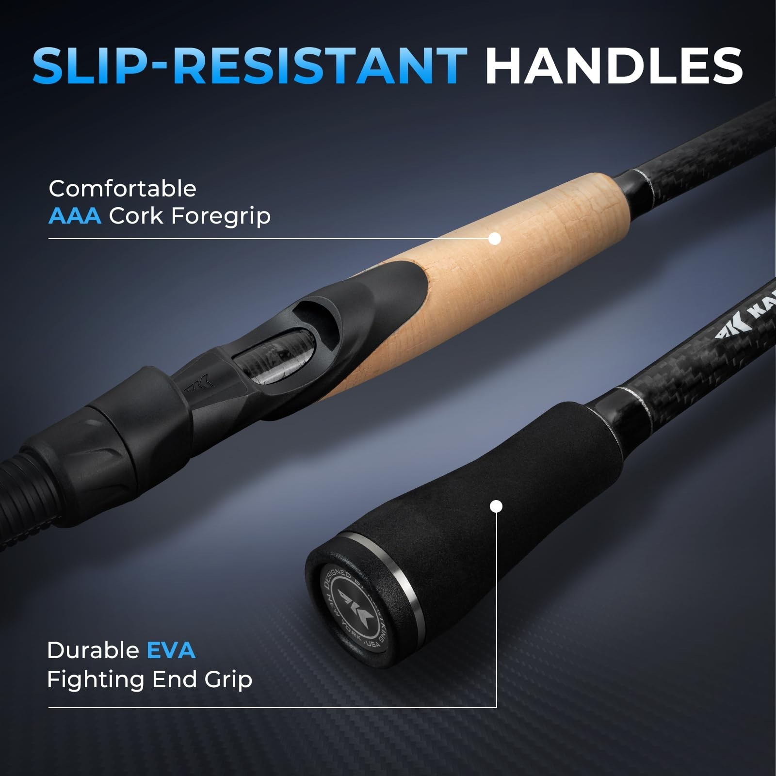 Portable 4-Piece Travel Fishing Rods – IM7 Graphite, Twin-Tip, Stainless Steel G