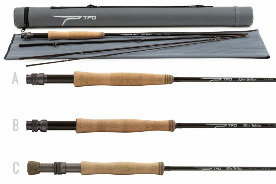 TFO TEMPLE FORK OUTFITTERS BLUE RIBBON 9′ FOOT #5 WEIGHT 4PC FLY ROD