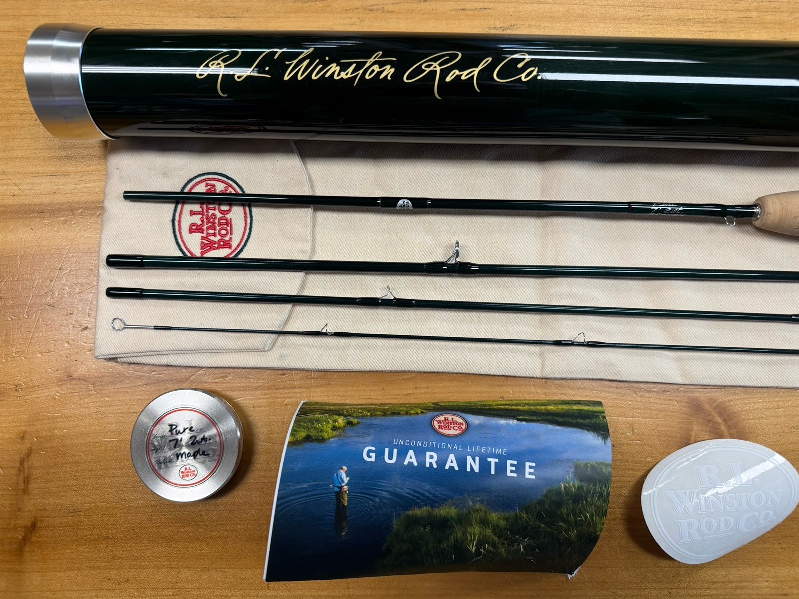 R. L. Winston Rod Co. Pure Fly Fishing Rod 7’ 2 weight 4 piece