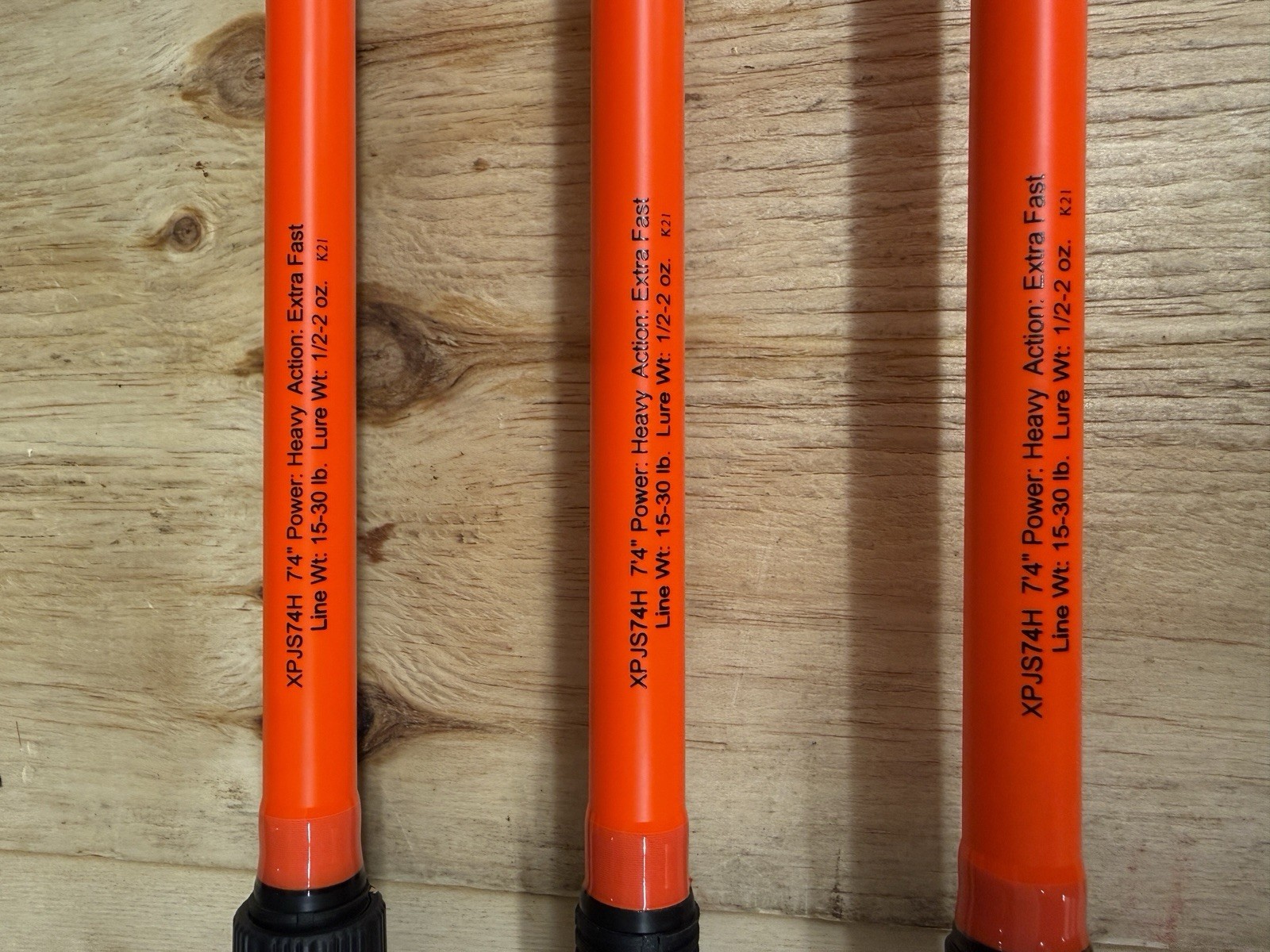 (3 RODS) Lew’s Xfinity Pro 7’4” Heavy Casting Rods