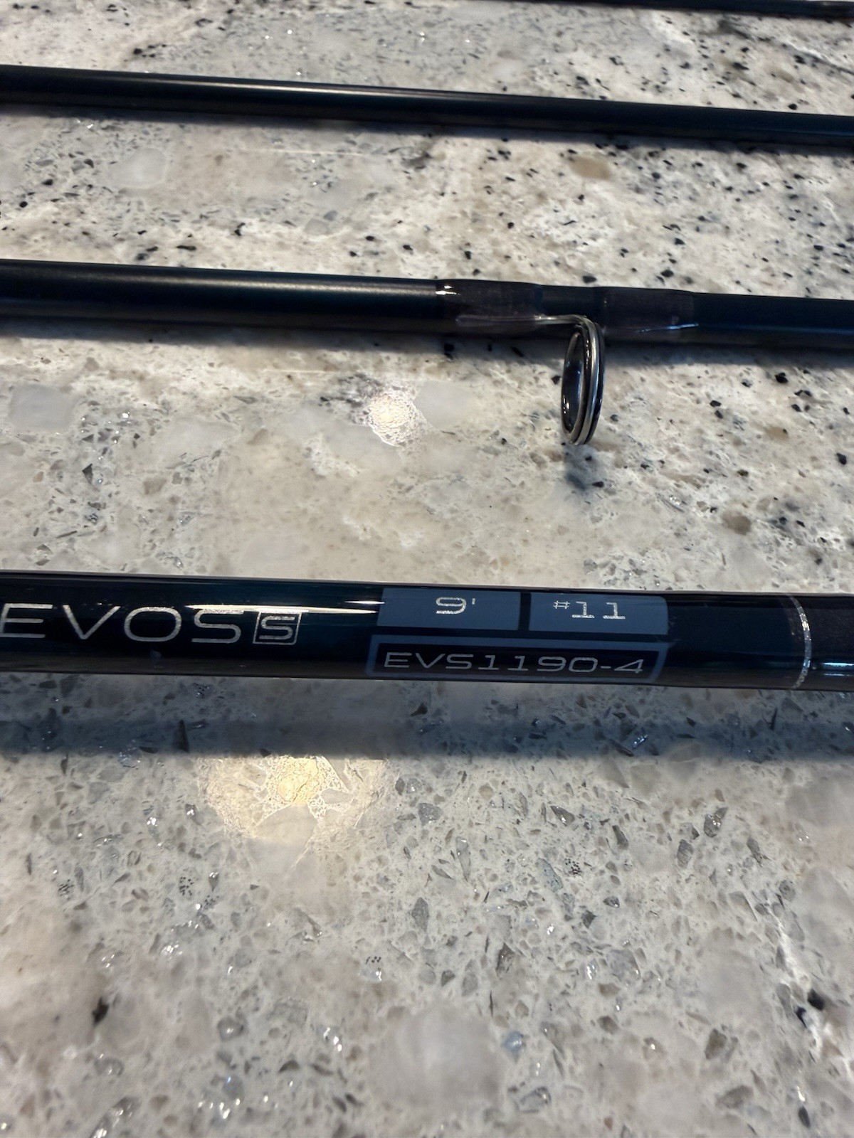 St Croix Evos Salt EVS1190-4 9’ 11Wt Fly Rod W/ Aluminum Rod Tube