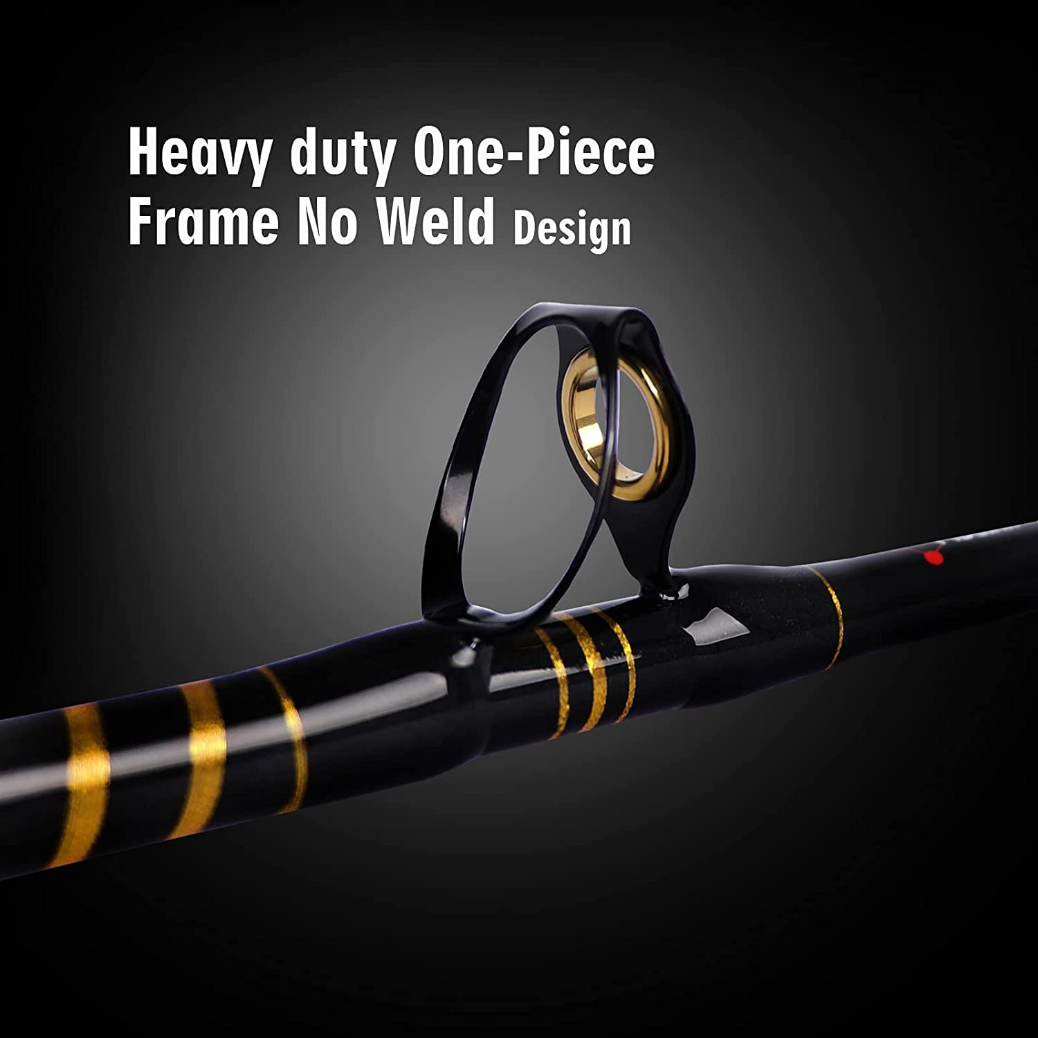 Trolling Rod Saltwater Deep Sea Big Game Boat Fishing Pole Heavy Duty 6FT 1 PC