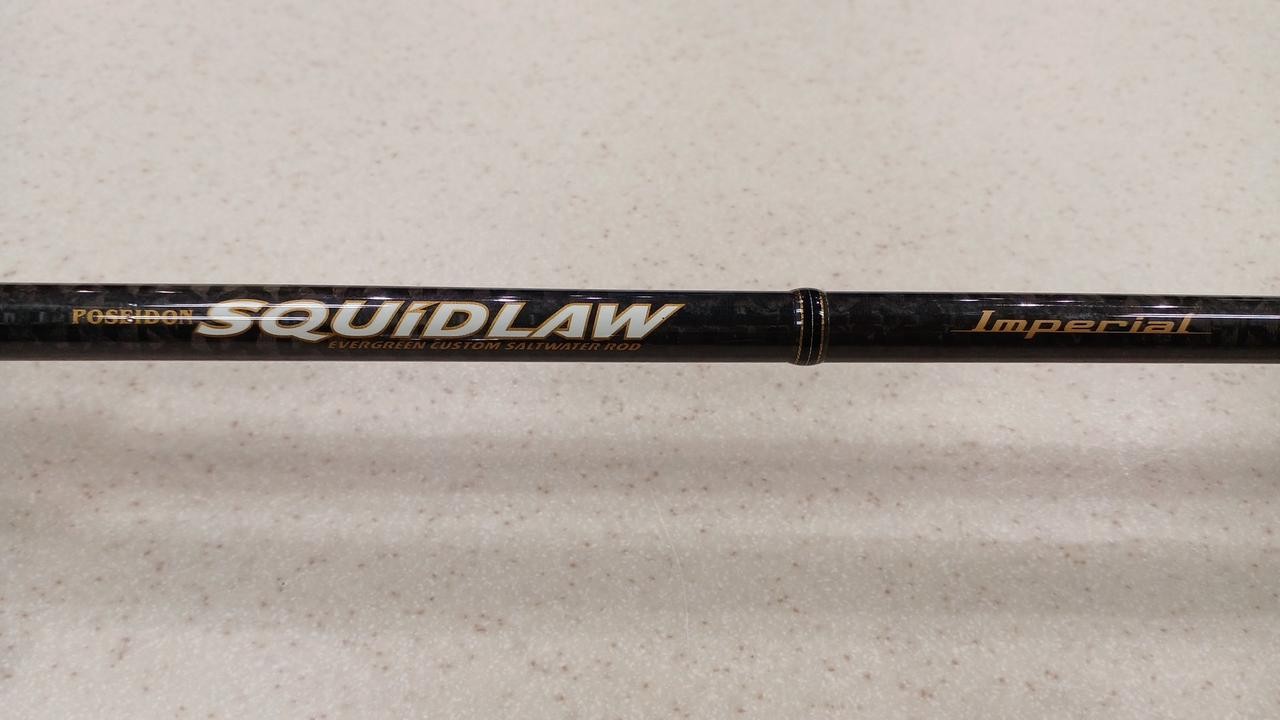 Evergreen Poseidon Squidlaw Imperial NIMS-86M Razor King 86 Eging Rod Japan