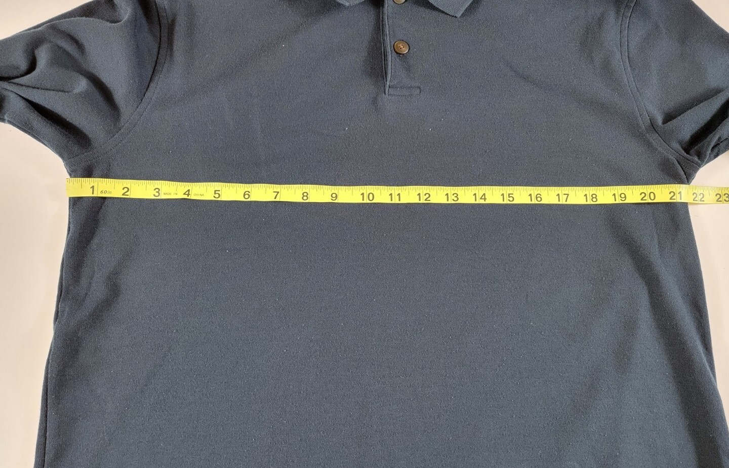 Orvis Polo Shirt Adult Medium Blue Long Sleeve Outdoor Rugby Mens