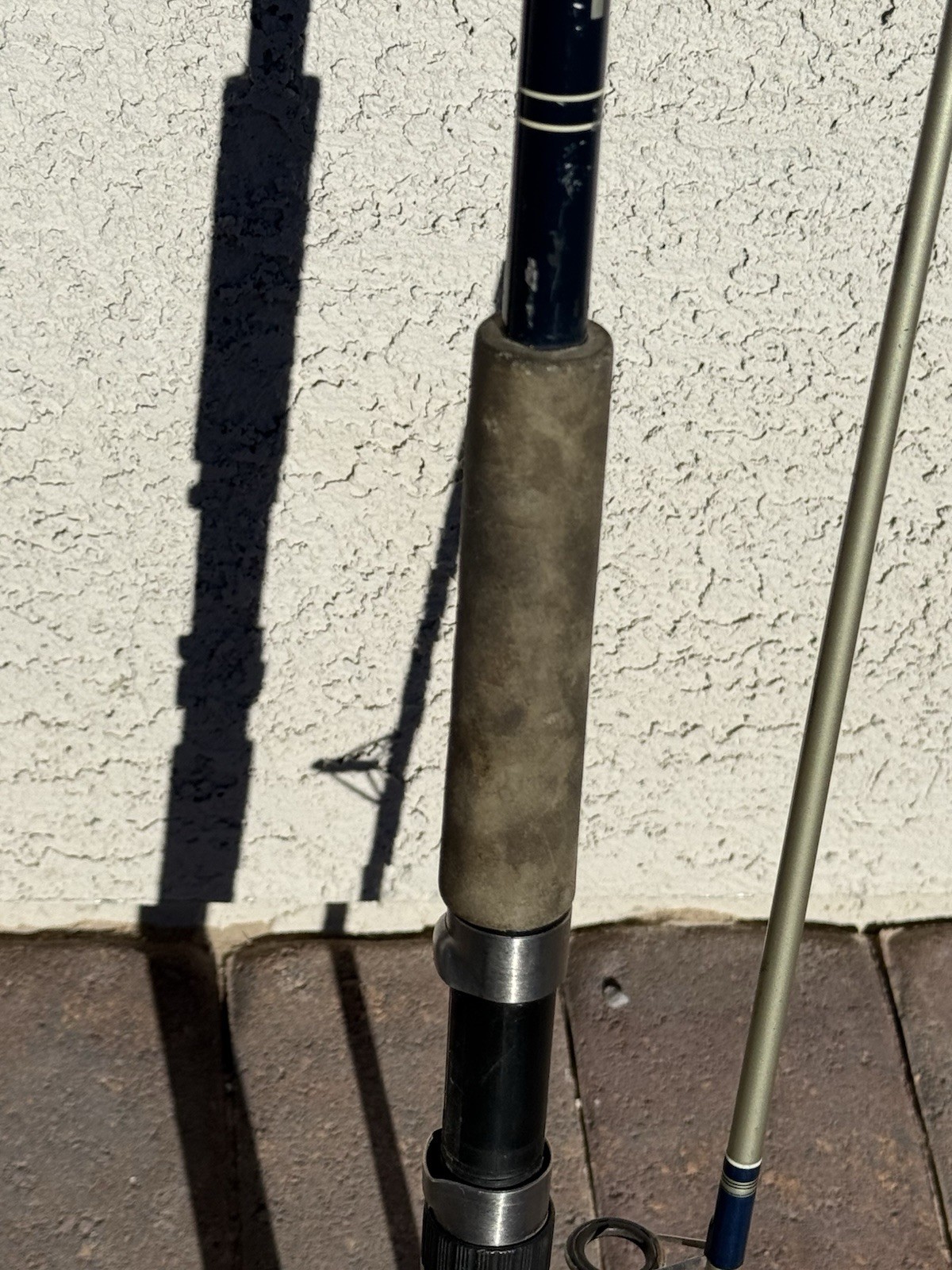 Vintage Shakespeare Alpha BWS 1310A 8’ Graphite Spinning Rod 2-Pc Medium Action
