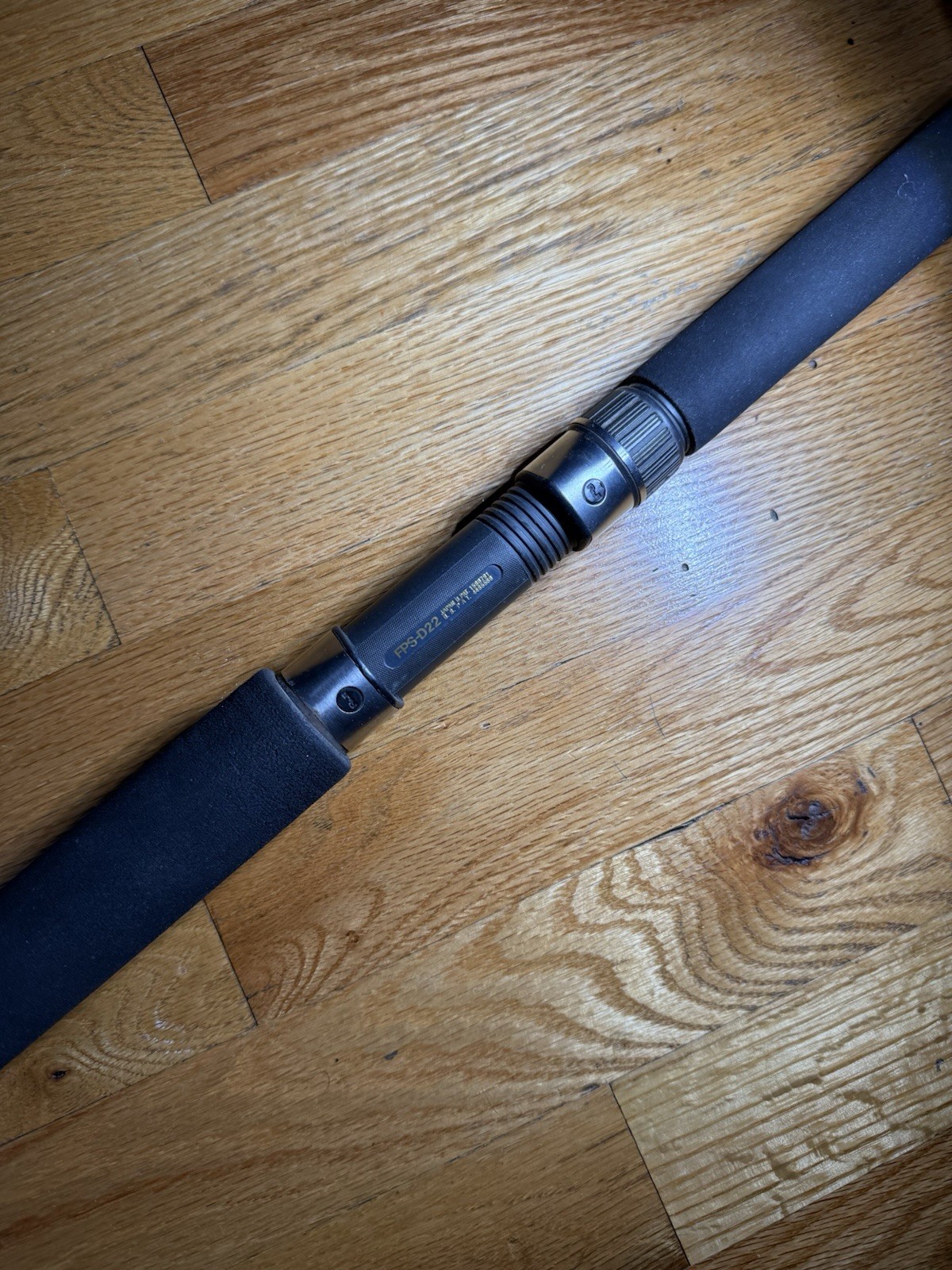 Penn Power Stick Spinning Rod 7′ Medium Action MH 40lb 1.5oz 1pc Black/Gold
