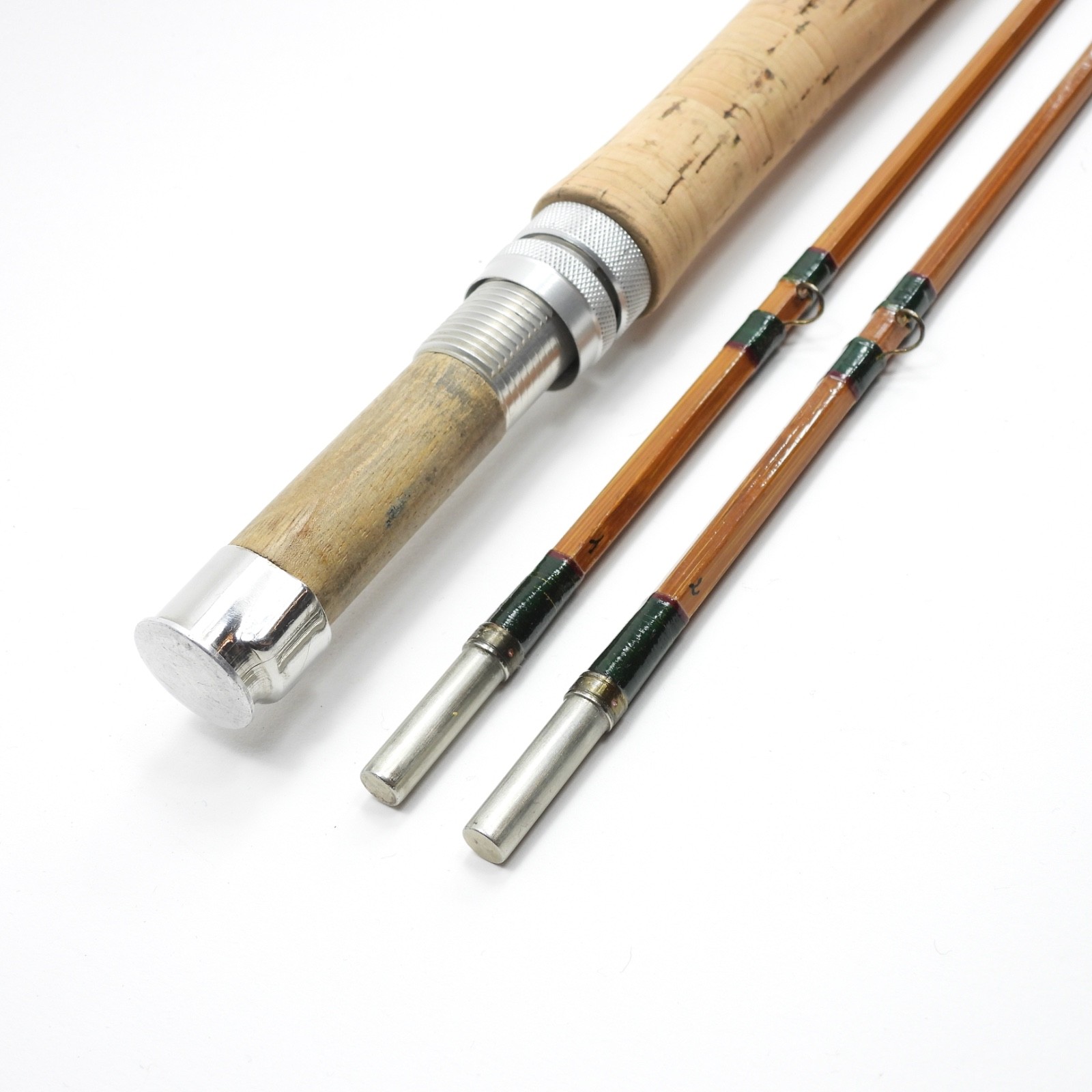 Pezon Ritz Parabolic PPP “Power Plus Type Creusevaut” Bamboo Fly Rod. 8’ 3”. 6-7