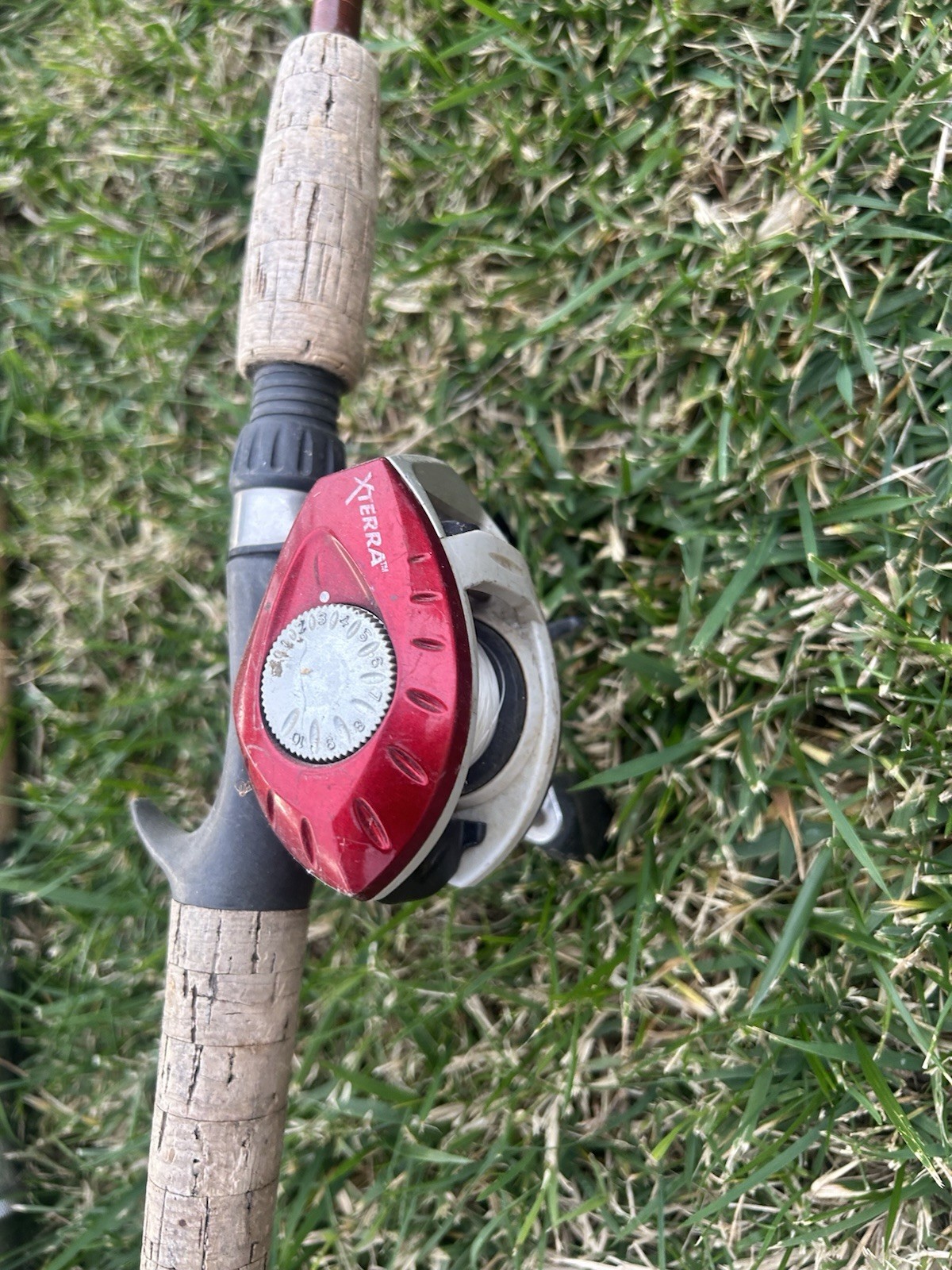 One spinning rail, one deep sea real, and one bait caster comes with a rod