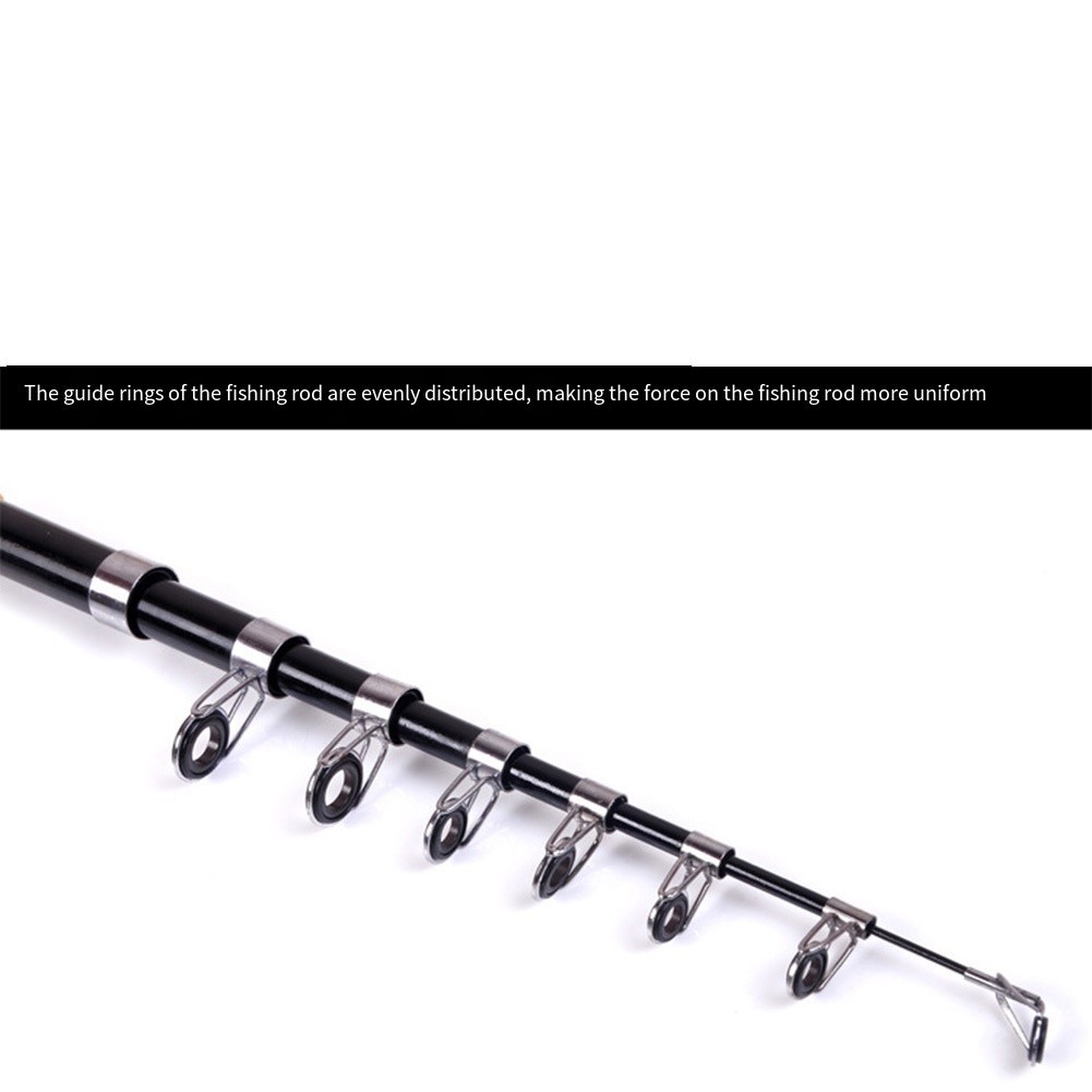 Travel Ready Telescopic Fishing Rod with Smooth Reel for Quick Fishing Setup